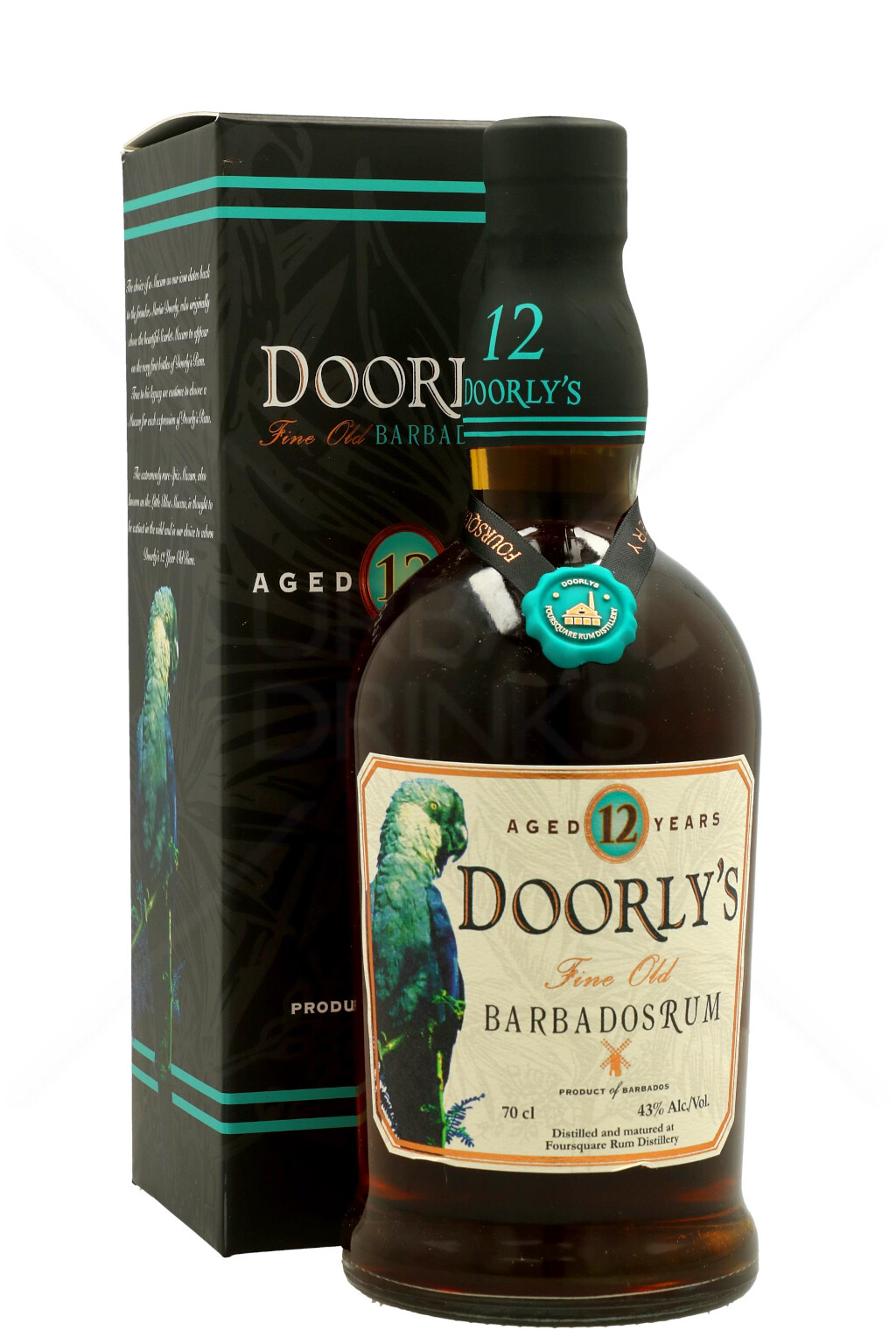 Doorly's 12 Years Rum 0,7L (43% Vol.)