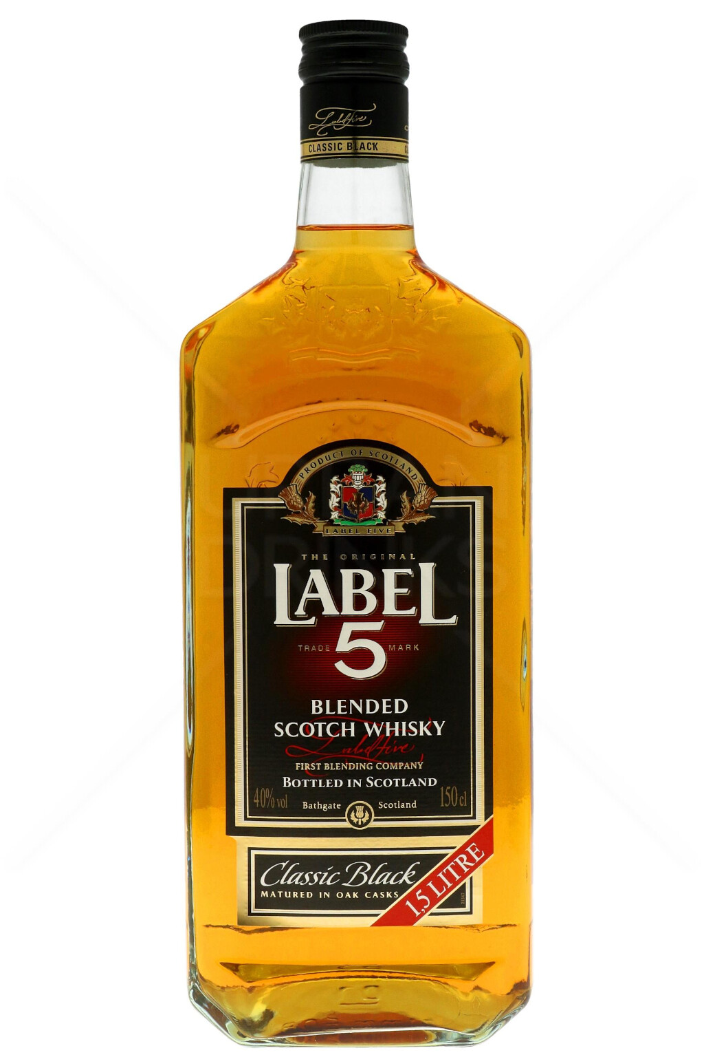 Label 5 Scotch Blended Whisky 1,5L (40% Vol.)