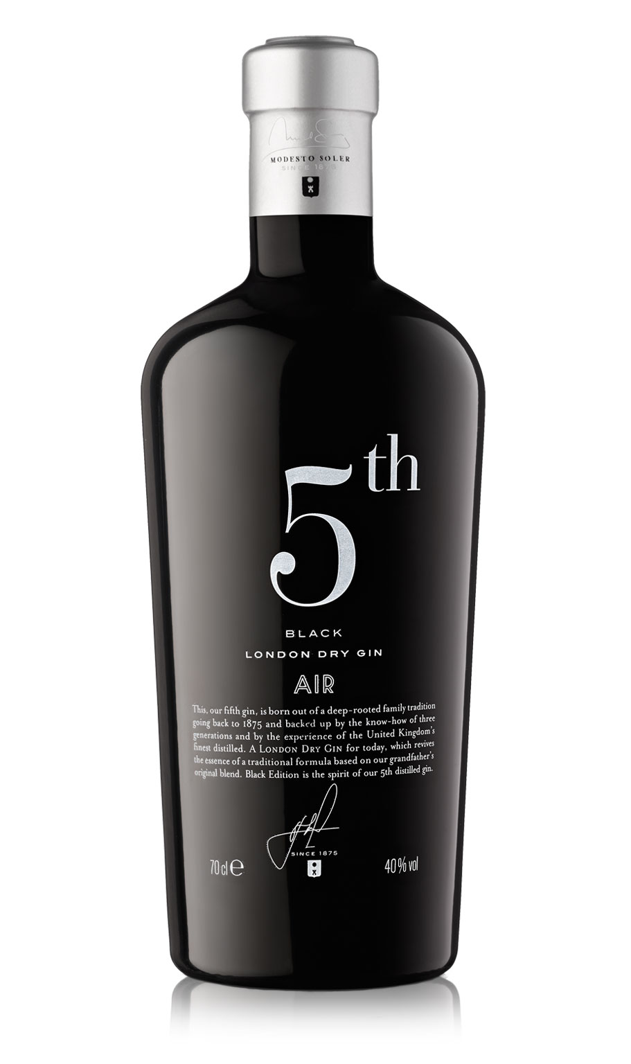 5th Gin Black Air 0.7L (40% Vol.)