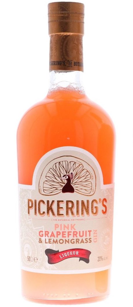 Pickering's Pink Grapefruit & Lemongrass Gin Lique 0.5L (20% Vol.)