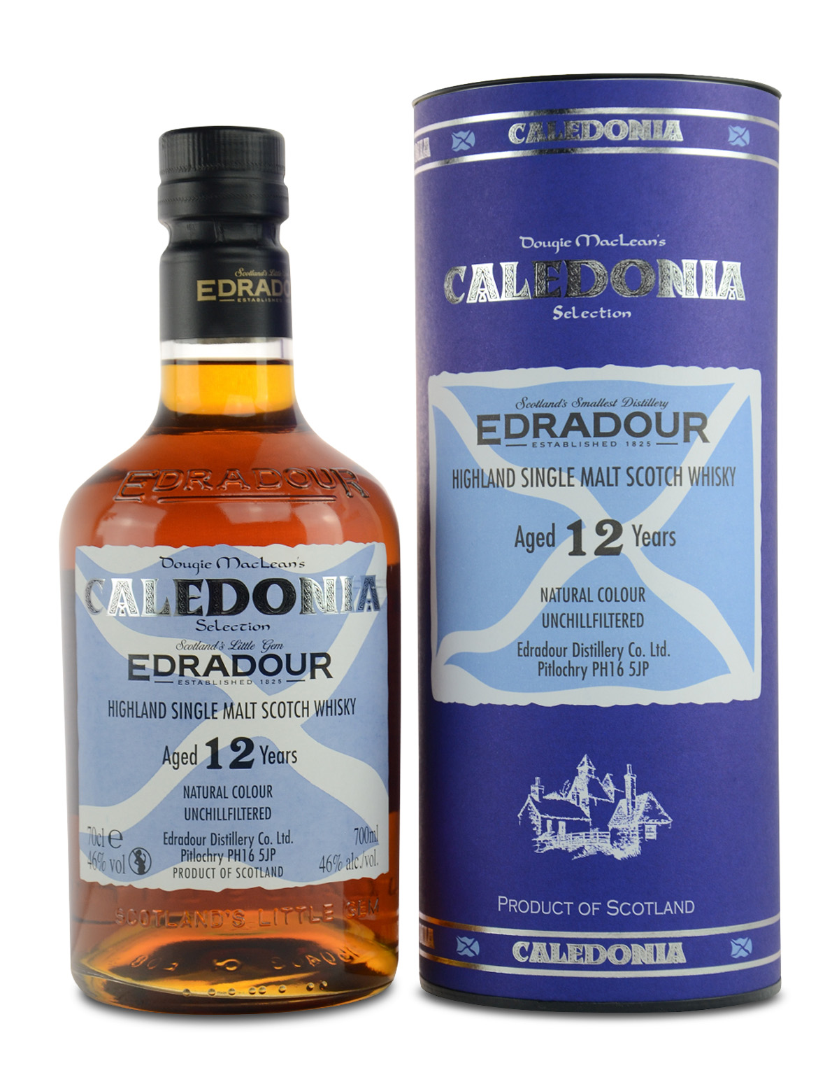 Edradour 12 YO Caledonia 0.7L (46% Vol.)