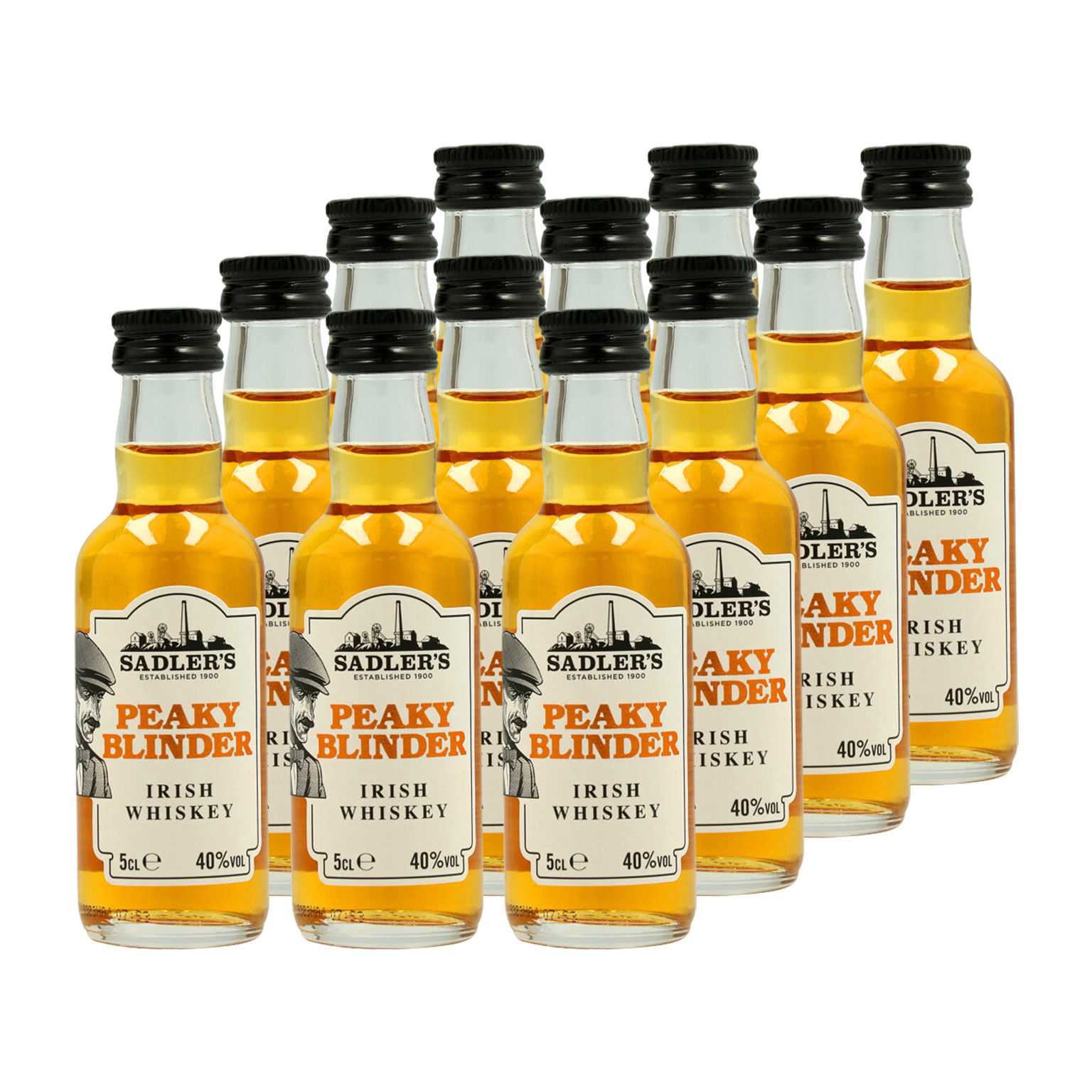Peaky Blinder Irish Whisky 12x 0.05L (40% Vol.)