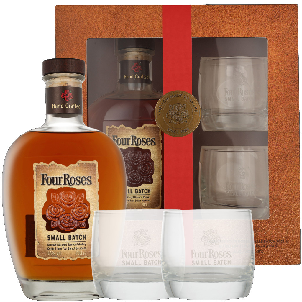 Four Roses Small Batch + 2 Glasses 0.7L (45% Vol.)