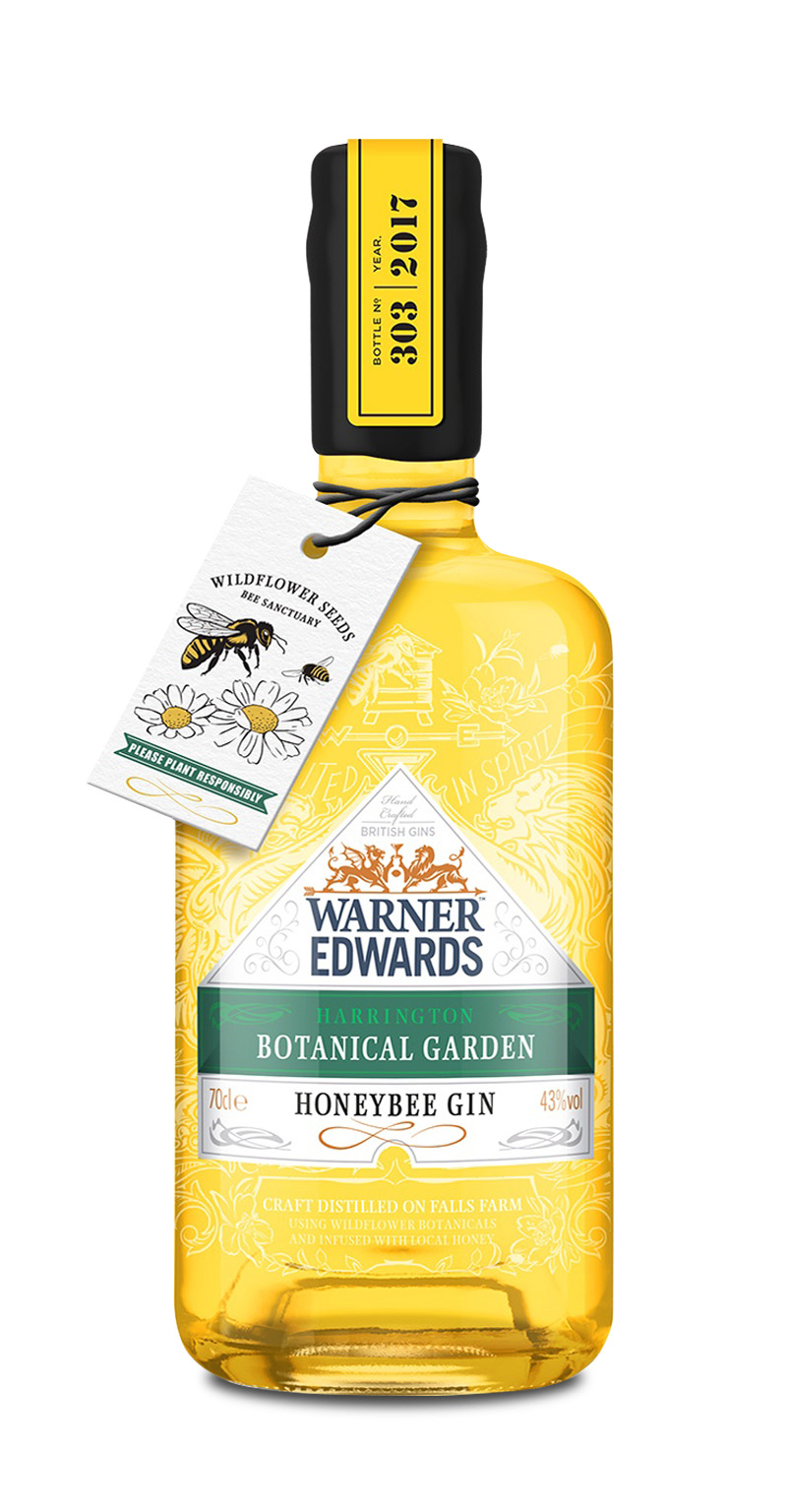 Warner Edwards Botanical Garden Honeybee Gin 0.7L (43% Vol.)