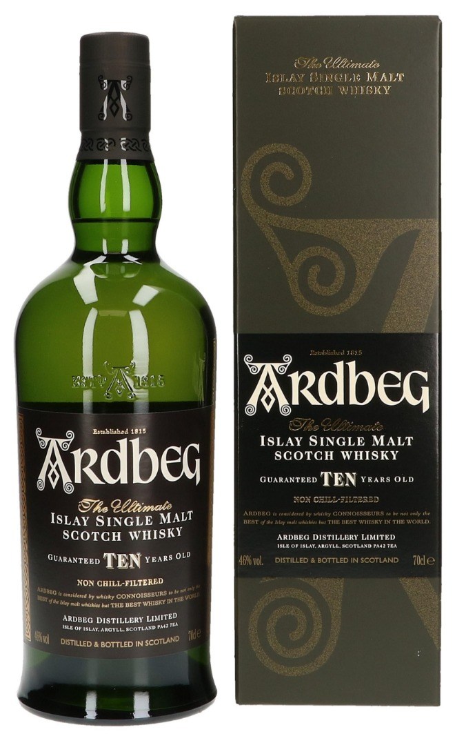 Ardbeg 10 Years 0,7L (46% Vol.) mit GP