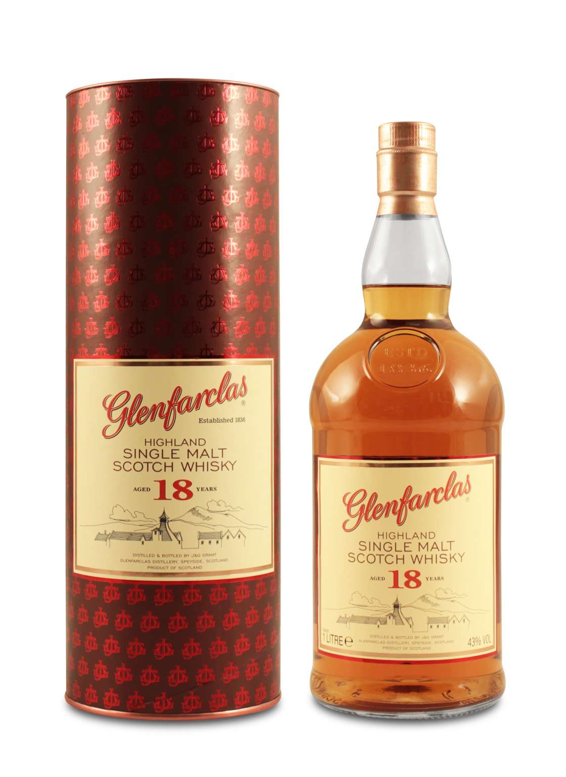Glenfarclas 18 YO 1.0L (43% Vol.)