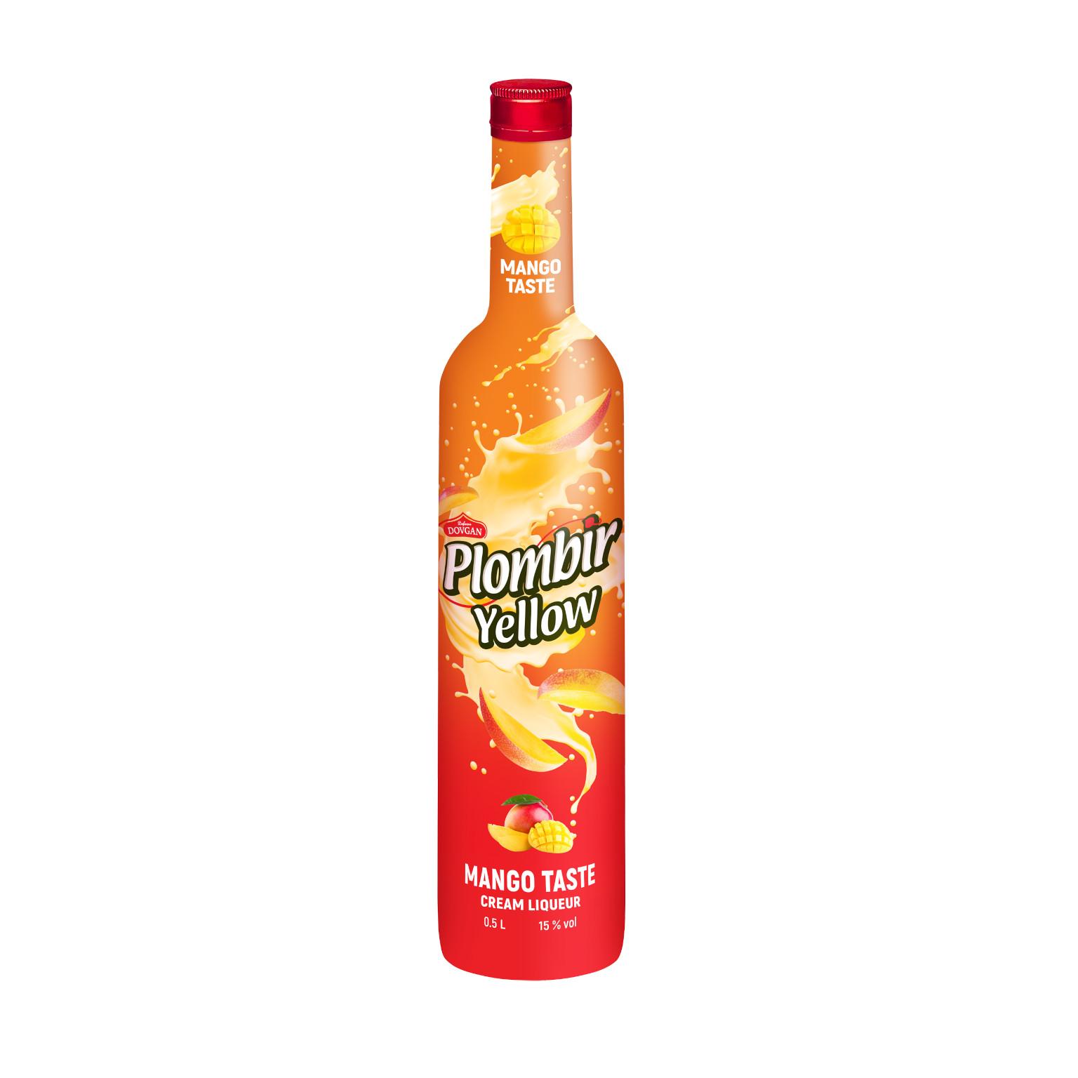 Plombir Yellow Mango Sahnelikör 0.5L (15% Vol.)
