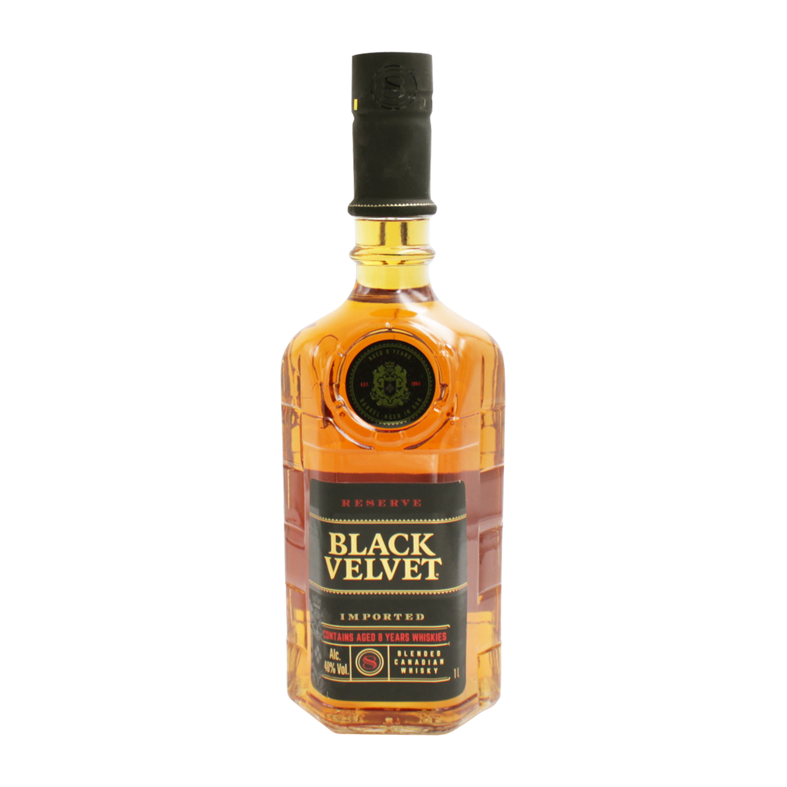 Black Velvet Reserve 8 Years Canadian Whisky 1,0L (40% Vol.)