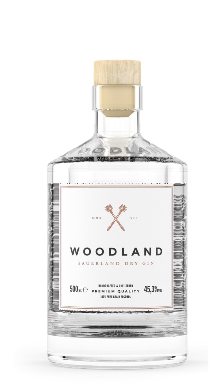 Woodland Sauerland Dry Gin 0.5L (45.3% Vol.)