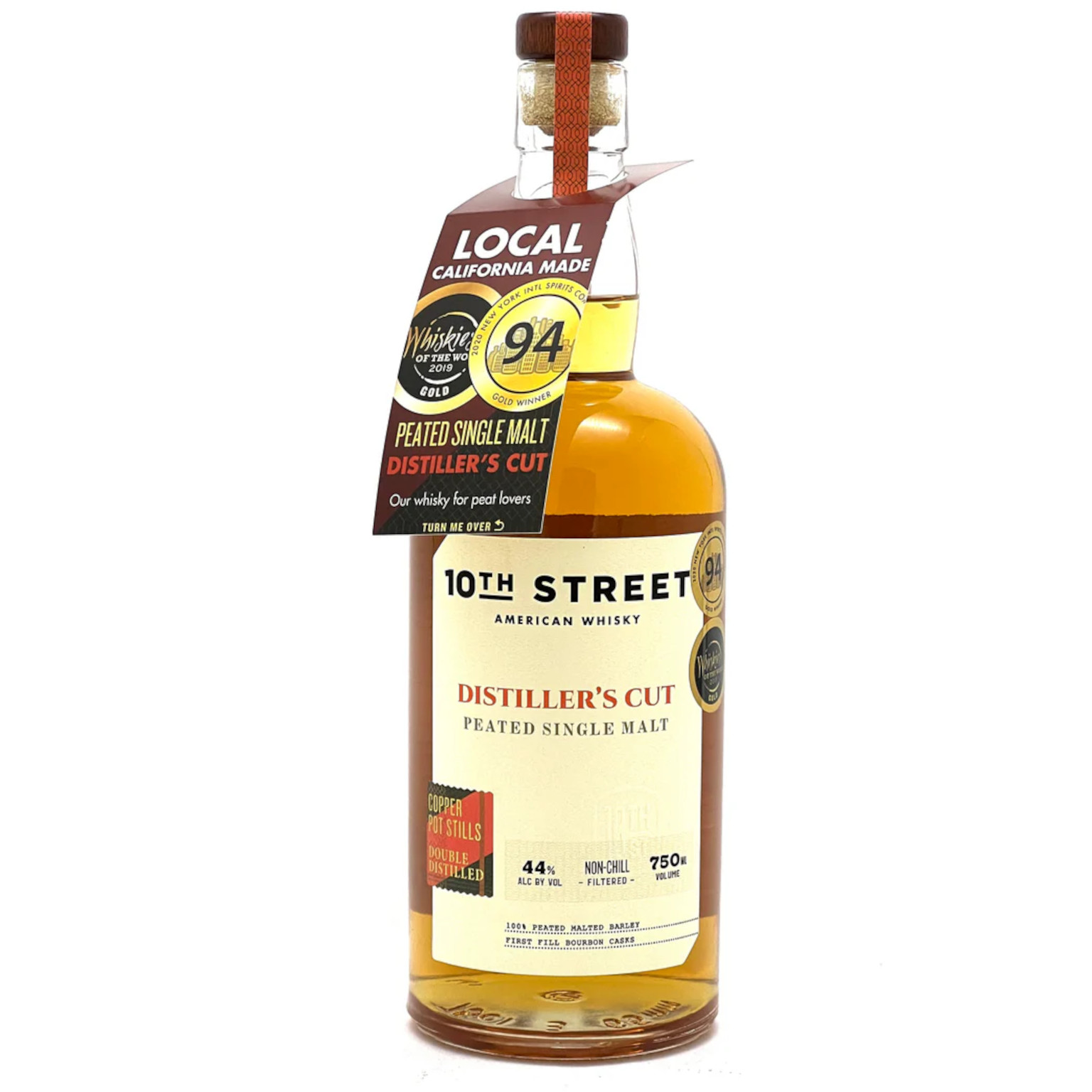 10th Street Peated Cask Strength Single Malt Whisky Distiller's Cut 0.7L (44% Vol.)