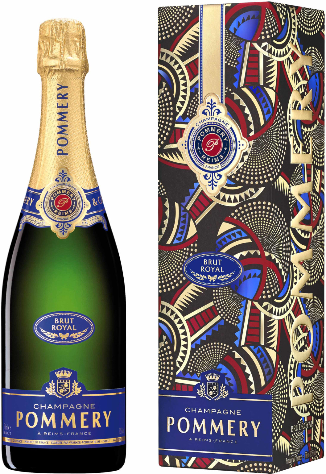 Pommery Brut Royal 0,75L (12,5% Vol.) avec étui