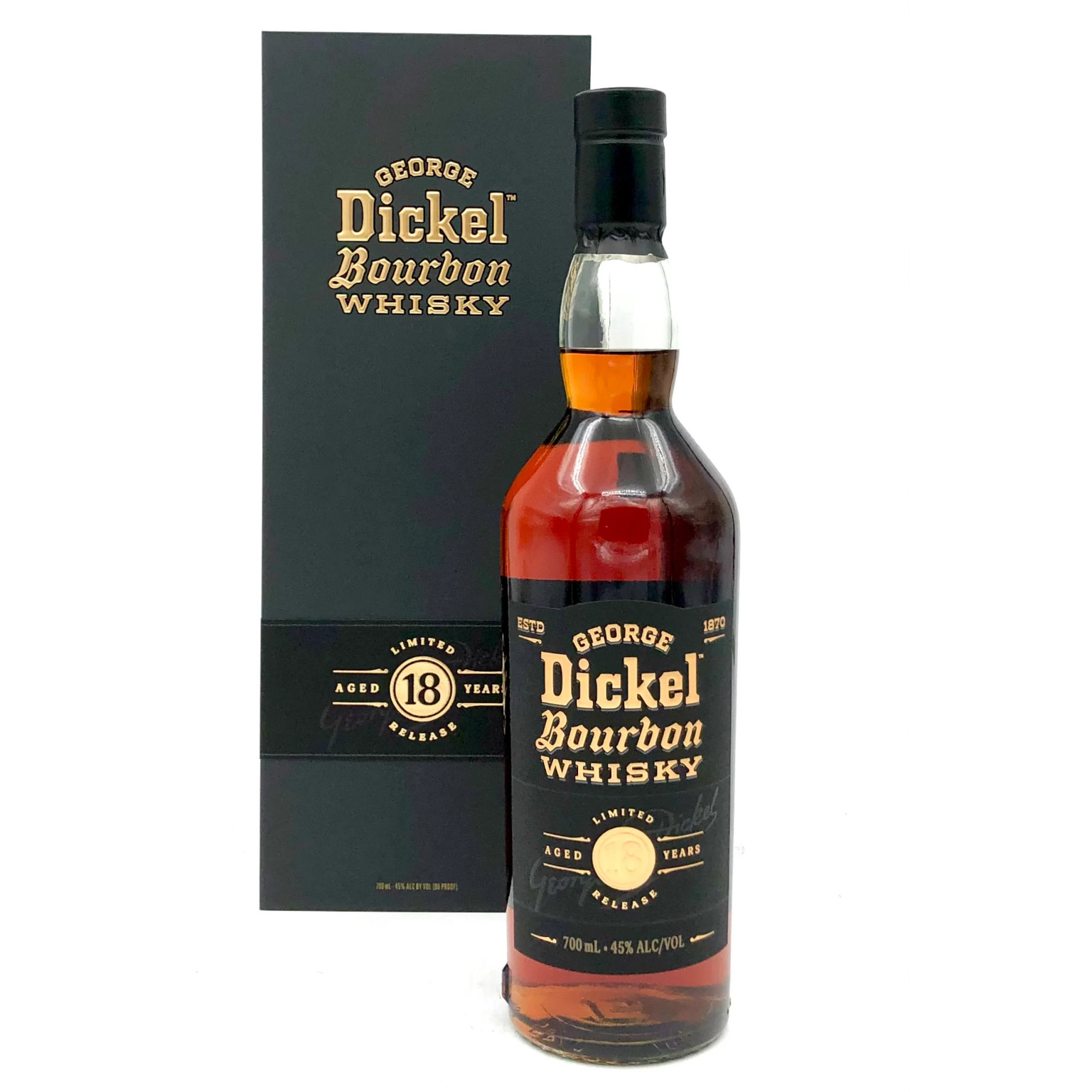 George Dickel 18 YO Bourbon Whisky Limited Release 0,7L (45% Vol.)