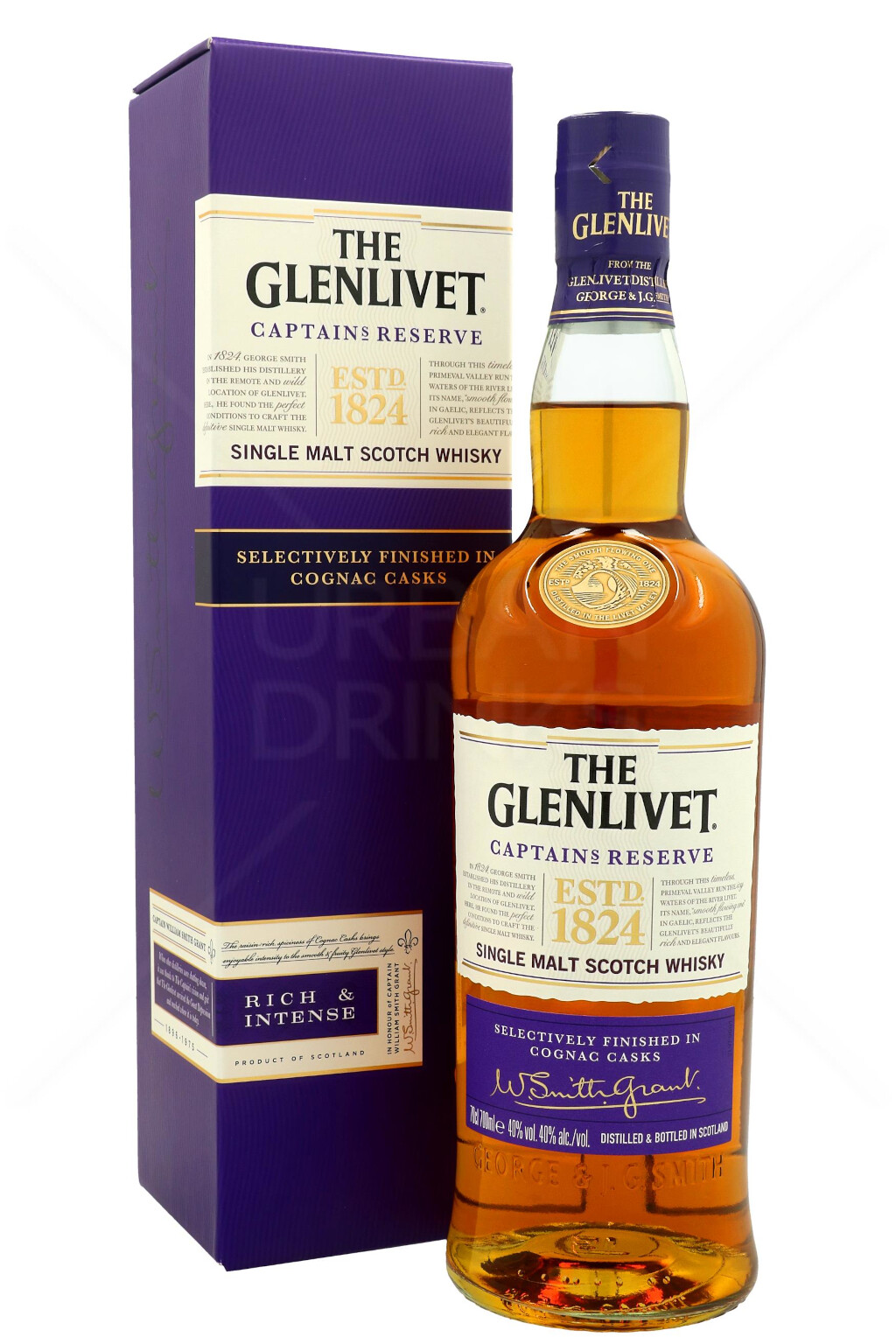 The Glenlivet Captain's Reserve Scotch Malt Whisky 0,7L (40% Vol.)