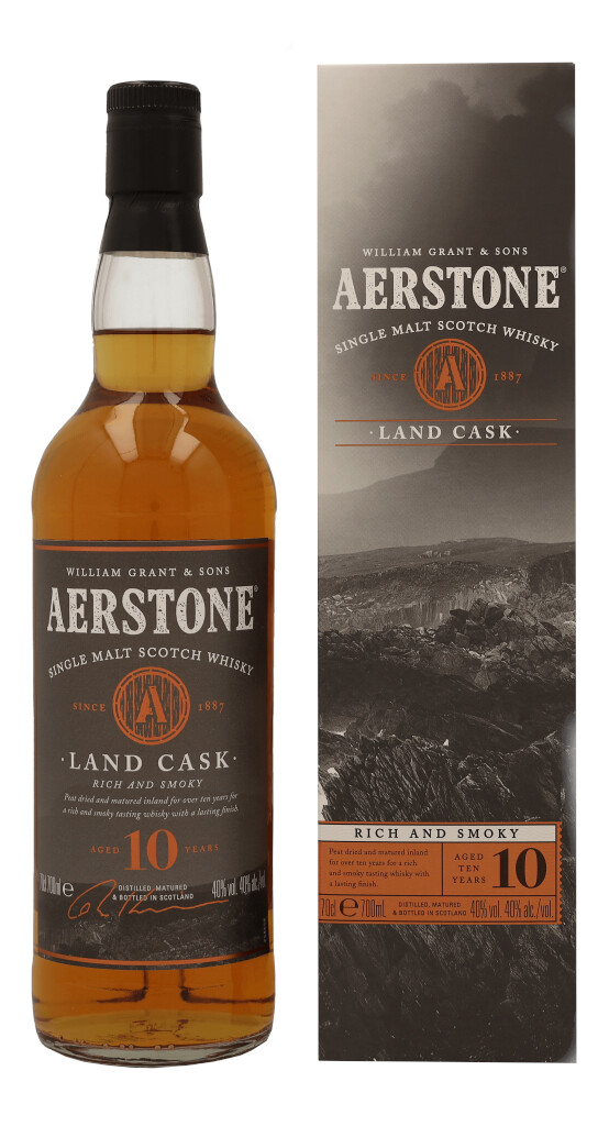 Aerstone 10 Years Land Cask + GB 0.7L (40% Vol.)