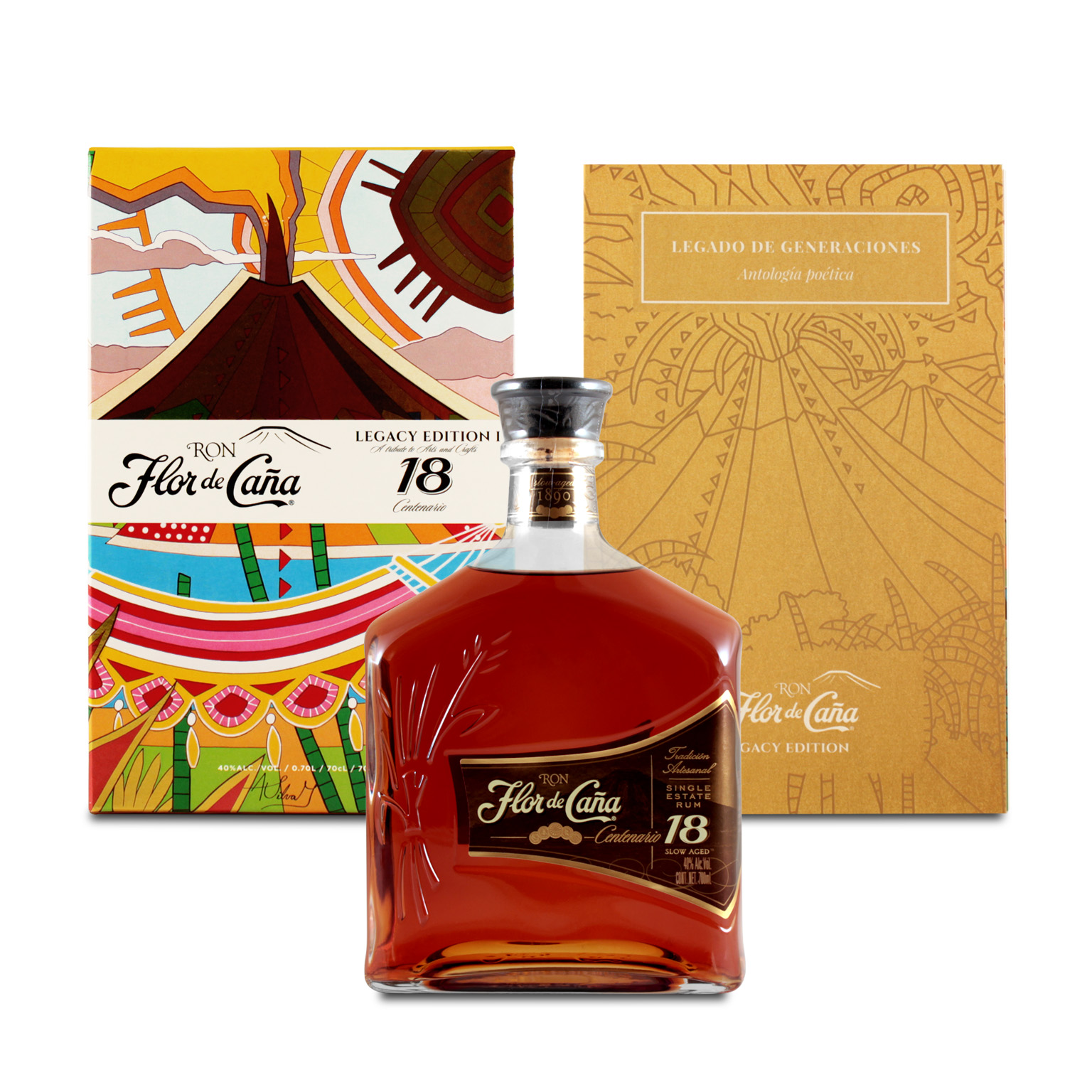 Flor de Caña Centenario 18YO 0,7L (40% Vol.)