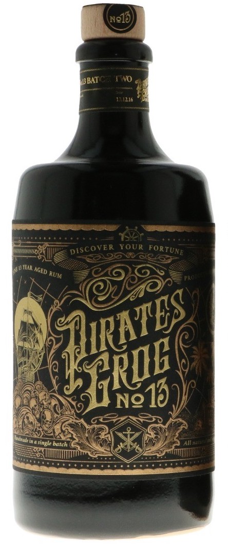 Pirate's Grog No.13 - Single Batch 13 YO Rum Aged 0.70L (40% Vol.)