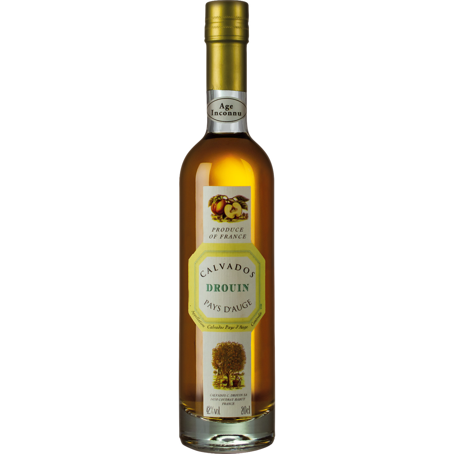 Marquis de Saint-Loup - Calvados Age inconnu Midi 0.2L (42% Vol.)