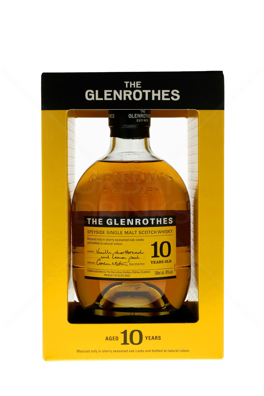 Glenrothes 10 YO Scotch Malt Whisky 0,7L (40% Vol.)