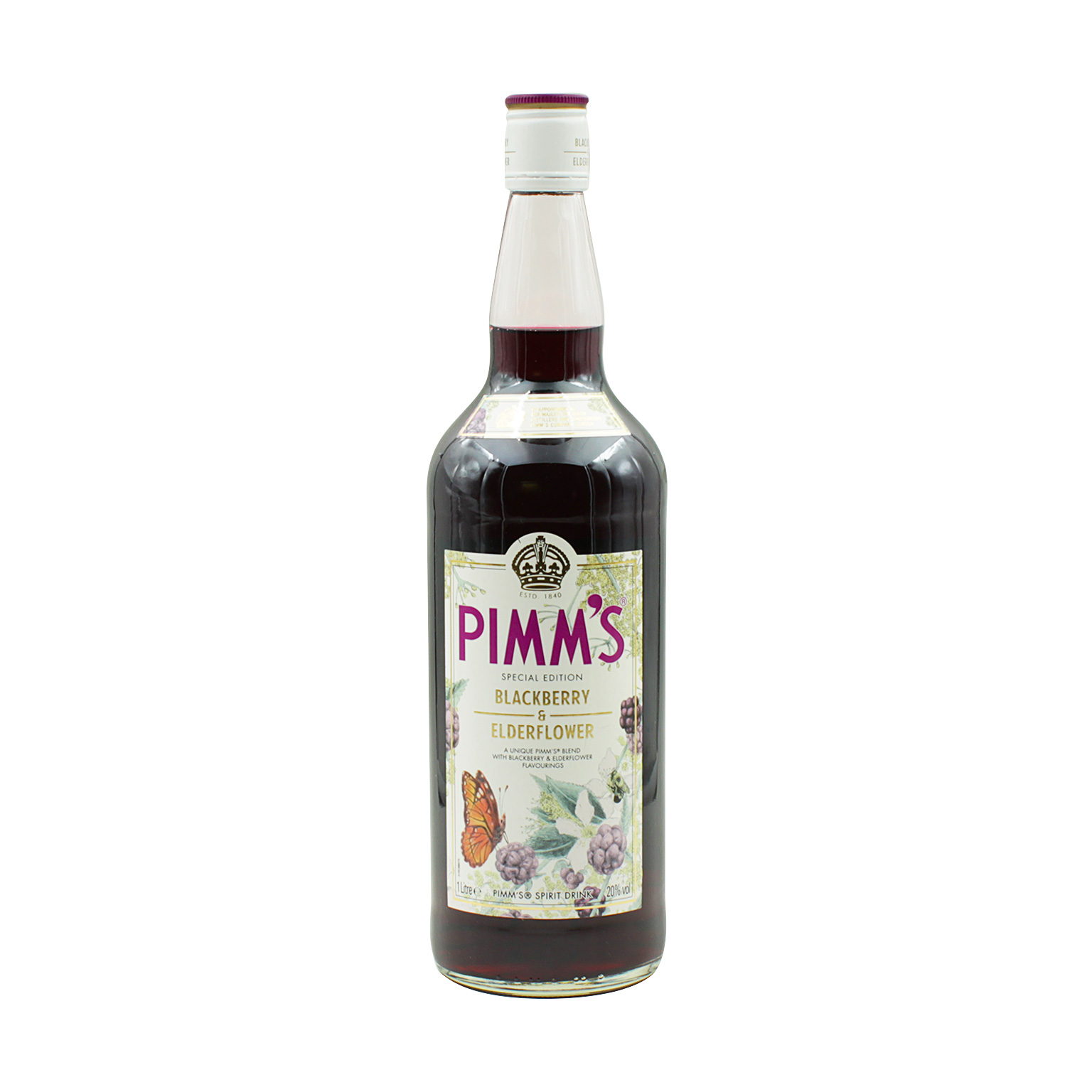 Pimm's Blackberry & Elderflower 1,0L (20% Vol.)