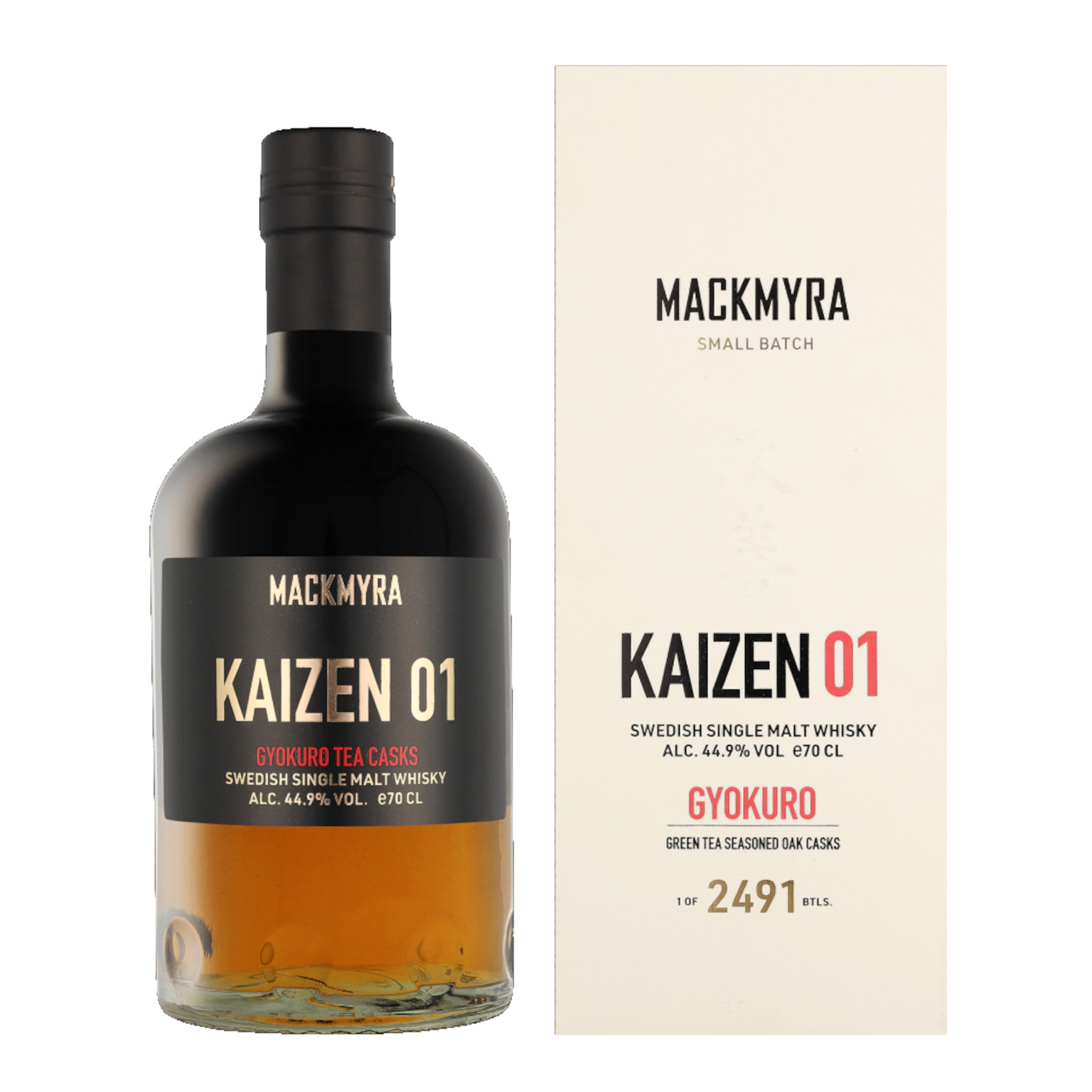 Mackmyra Kaizen 01 + GB 0.7L (44.9%  Vol.)