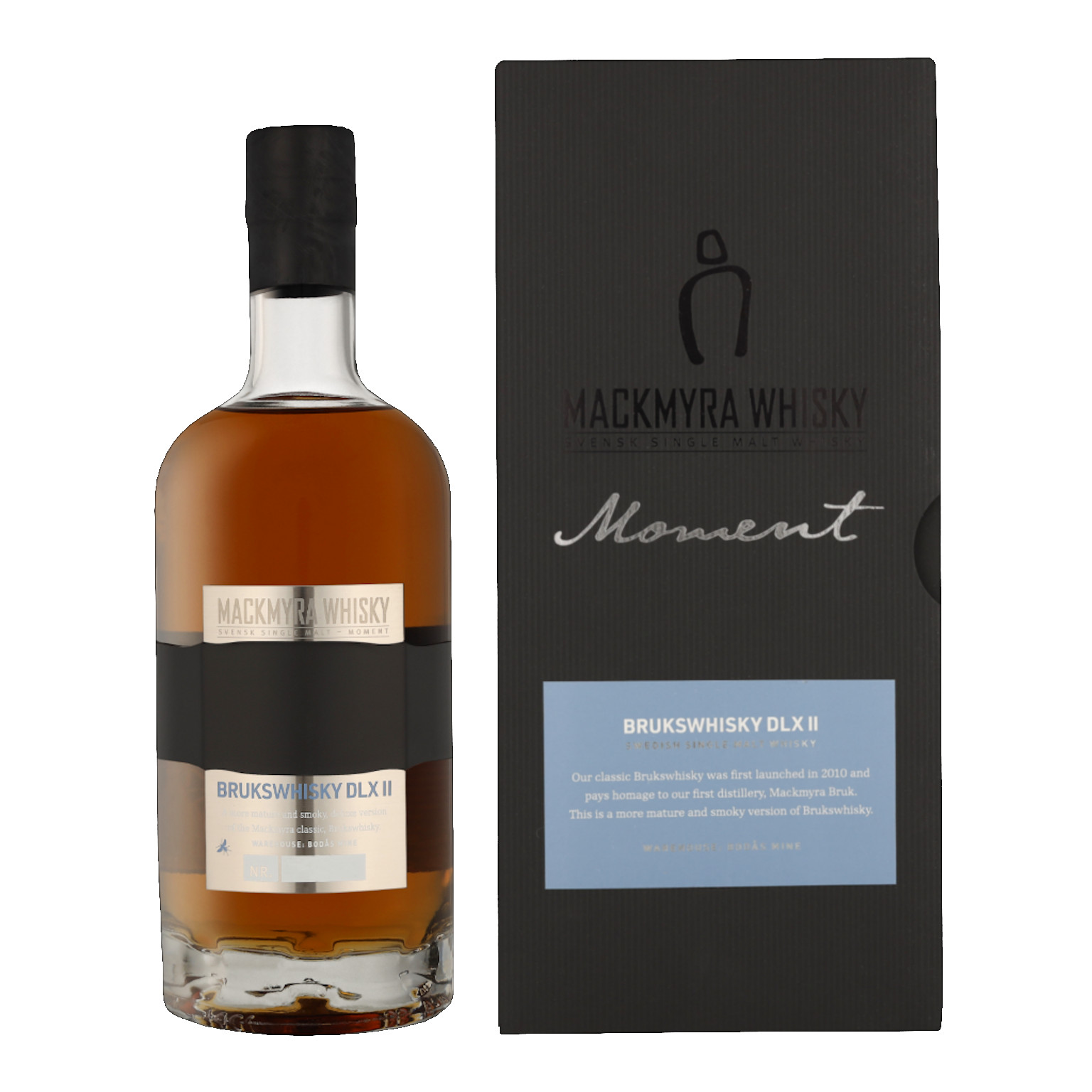 Mackmyra Moment Brukswhisky DLX II + GP 0.7L (44% Vol.)