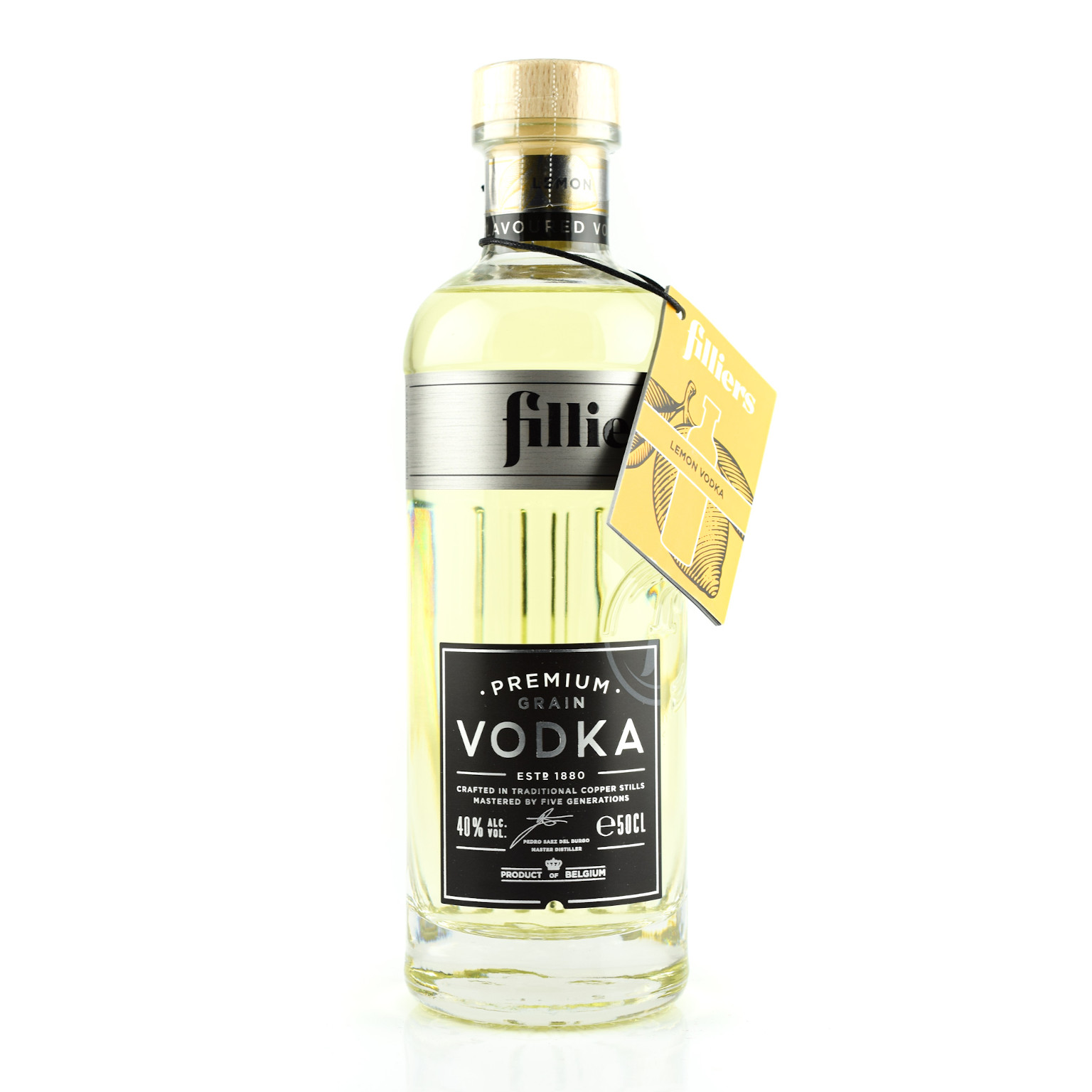 Filliers - Vodka Grain Lemon 0.5L (40% Vol.)