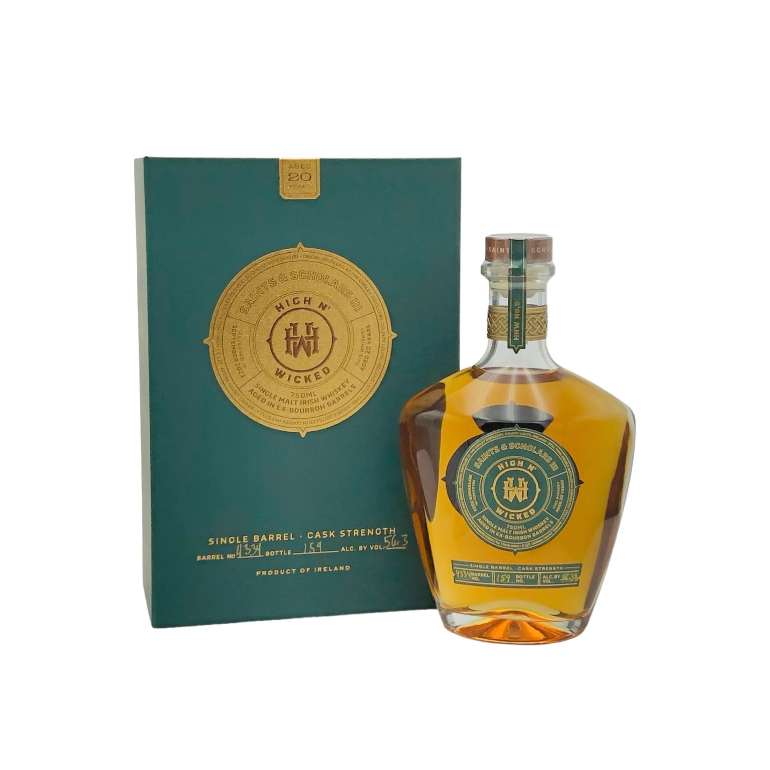 High N' Wicked No. 9 "Saints and Scholars III" Irish Whiskey 0.7L (56.5% Vol.)