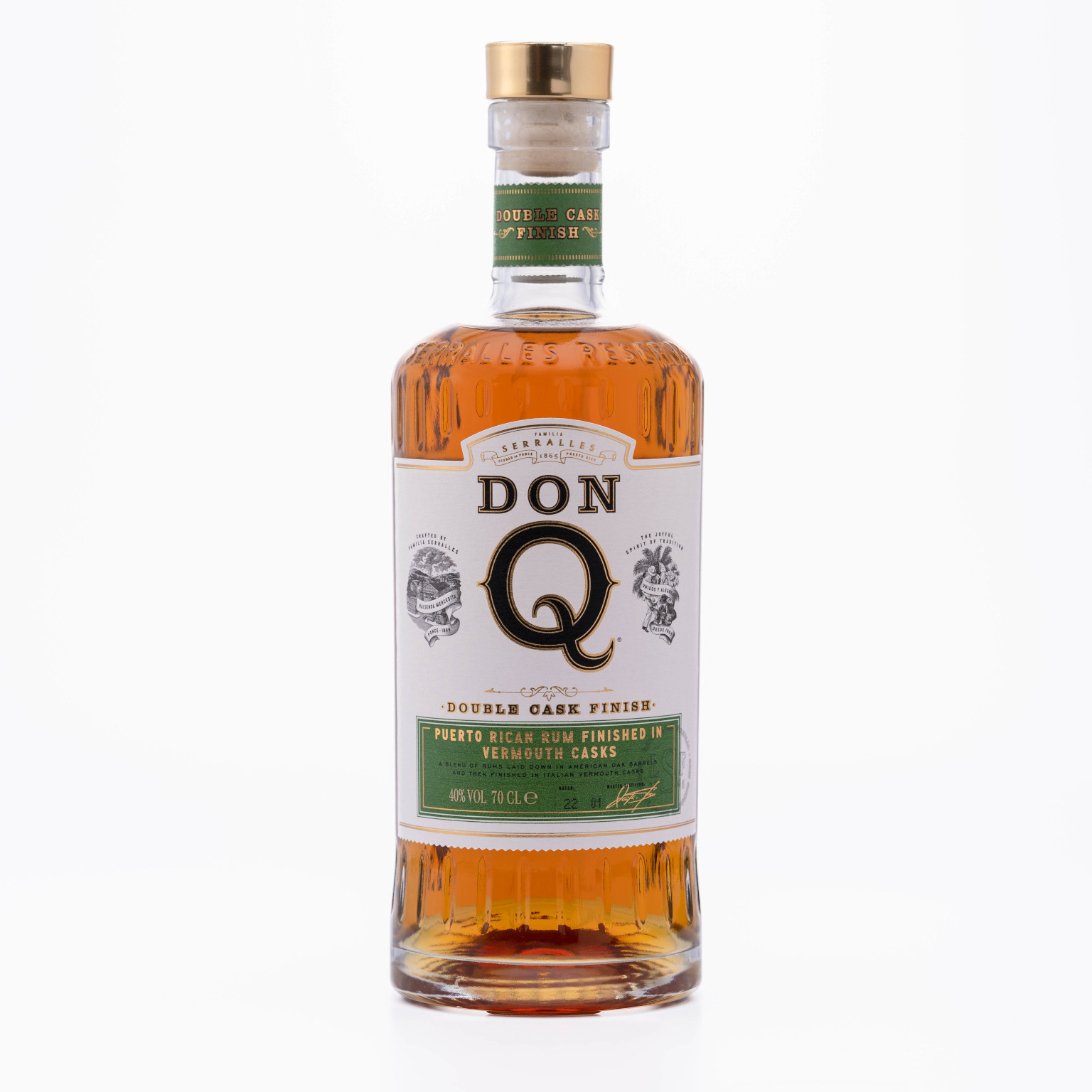 Don Q Double Aged Vermouth Cask Finish 0,7L (40% Vol.)