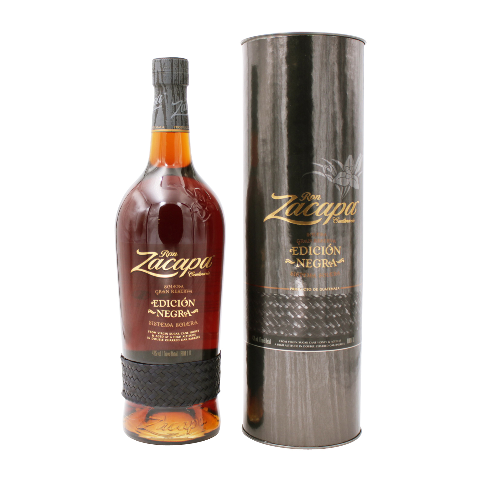 Ron Zacapa Centenario Edición Negra 1.0L (43% Vol.)