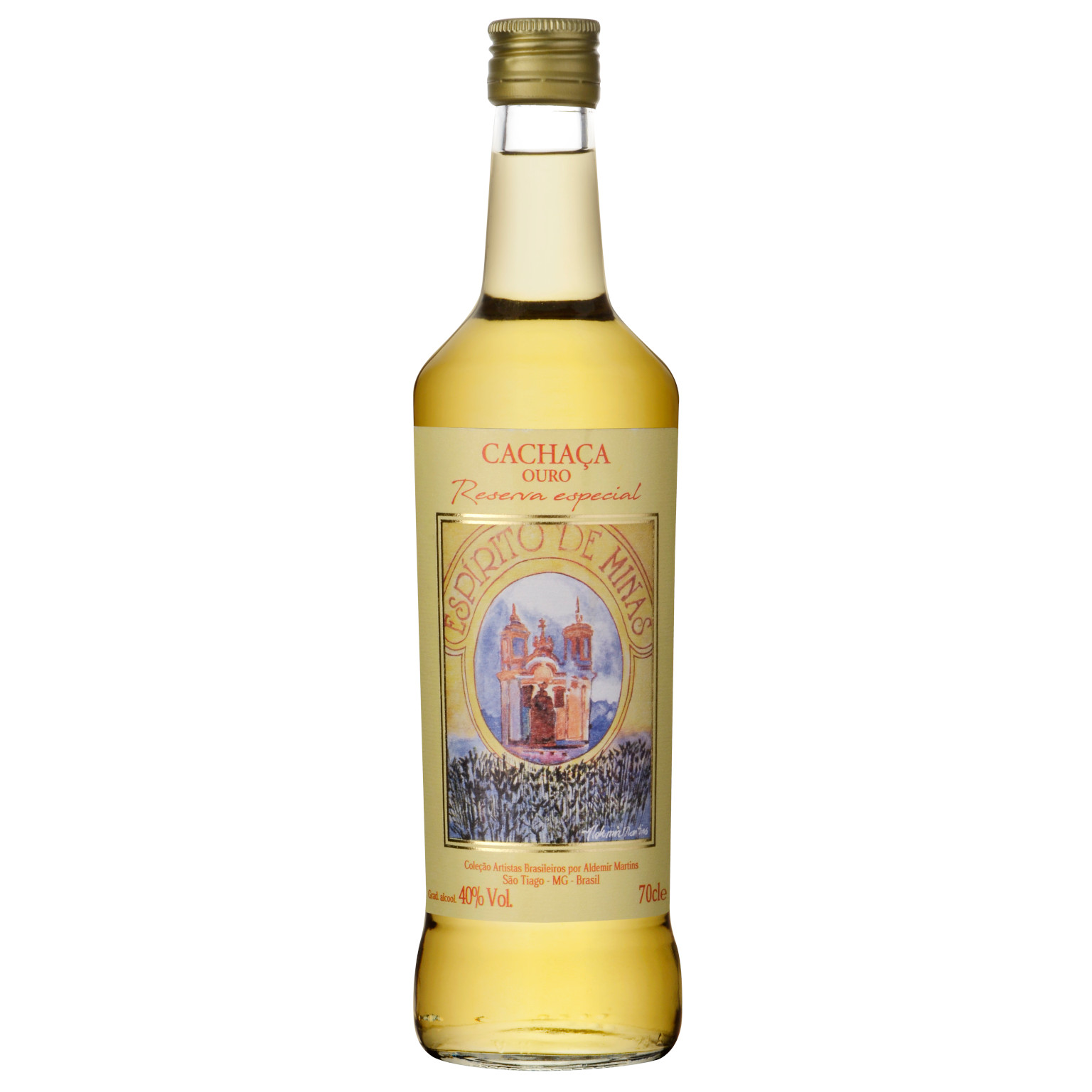 Espirito de Minas Ouro Reserva Especial Cachaça 0.7L (40% Vol.)
