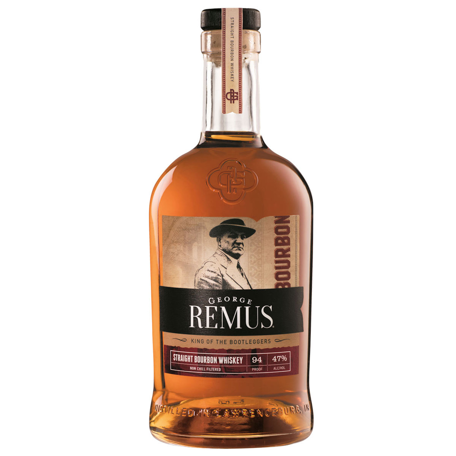 George Remus Straight Bourbon Whiskey 0.7L (47% Vol.)