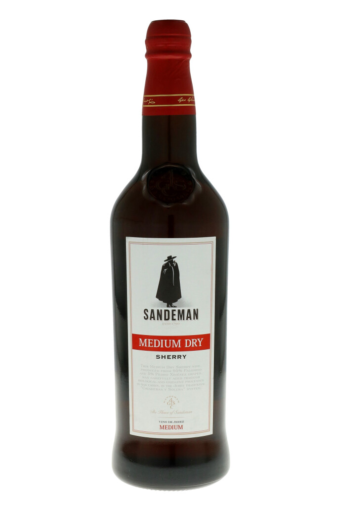 Sandeman Medium Dry Sherry 0.75L (15% Vol.)