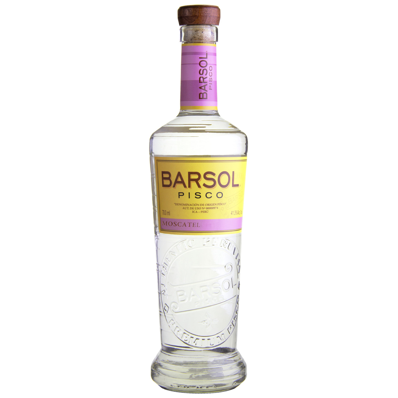 Barsol Moscatel Pisco 0.7L (41.3% Vol.)