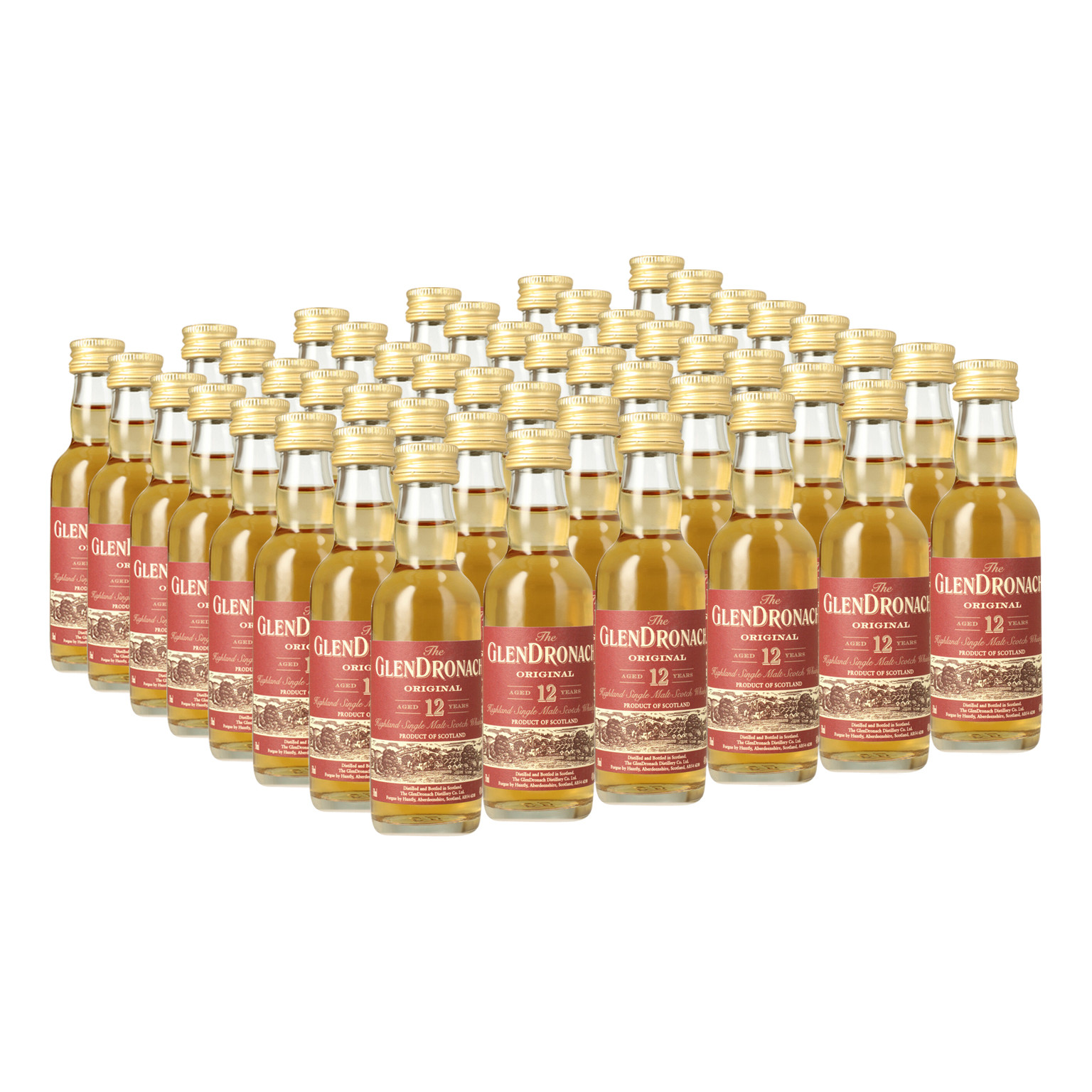 The Glendronach 12 Years 48x 0.05L (43% Vol.)