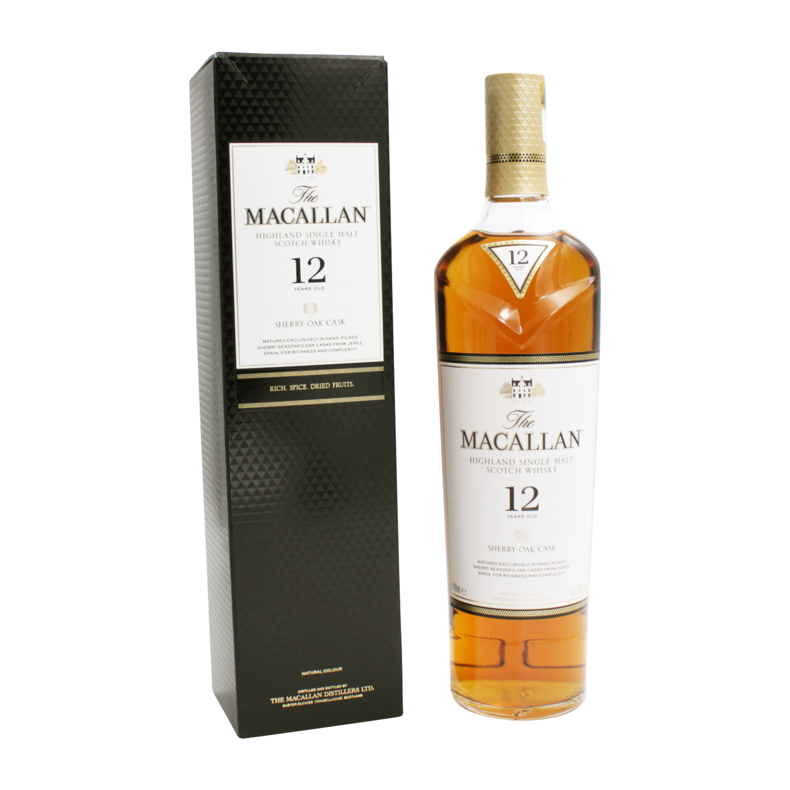The Macallan Sherry Oak 12 YO 0.7L (40% Vol.)