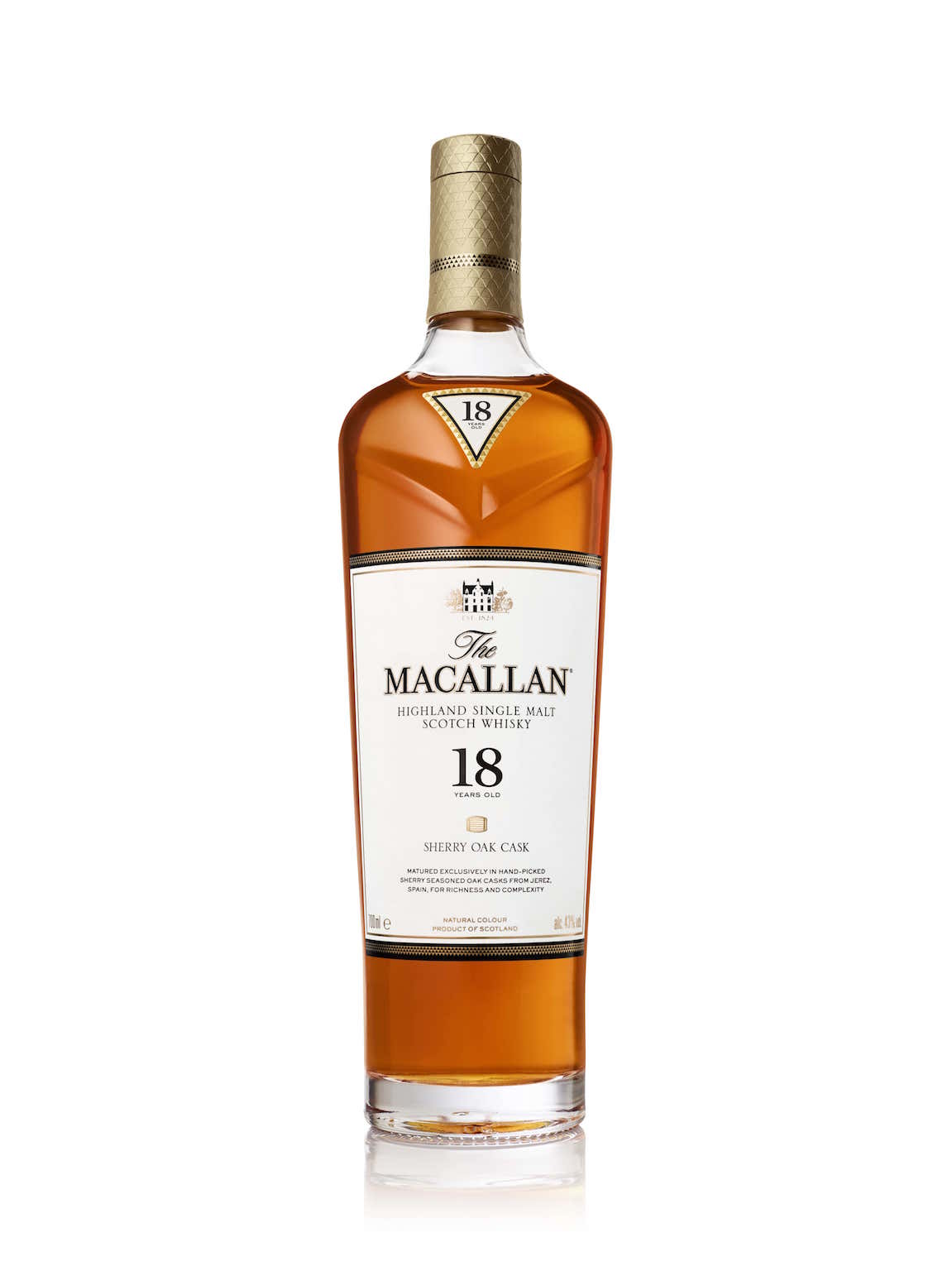 The Macallan Sherry Oak 18 YO 0.7L (43% Vol.)