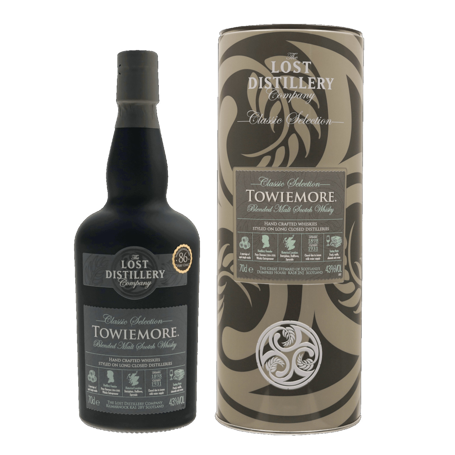 Lost Distillery Towiemore 0.7L (43% Vol.)