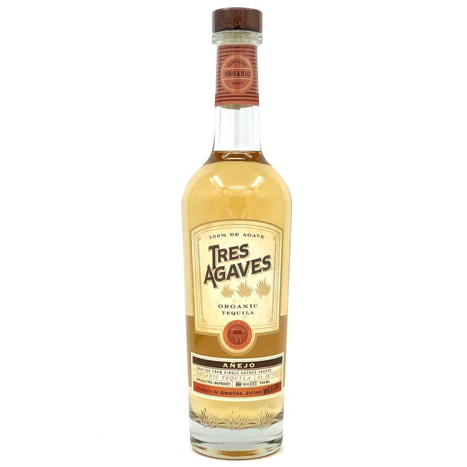 Tres Agaves Tequila Anejo 0.7 (40% Vol.)