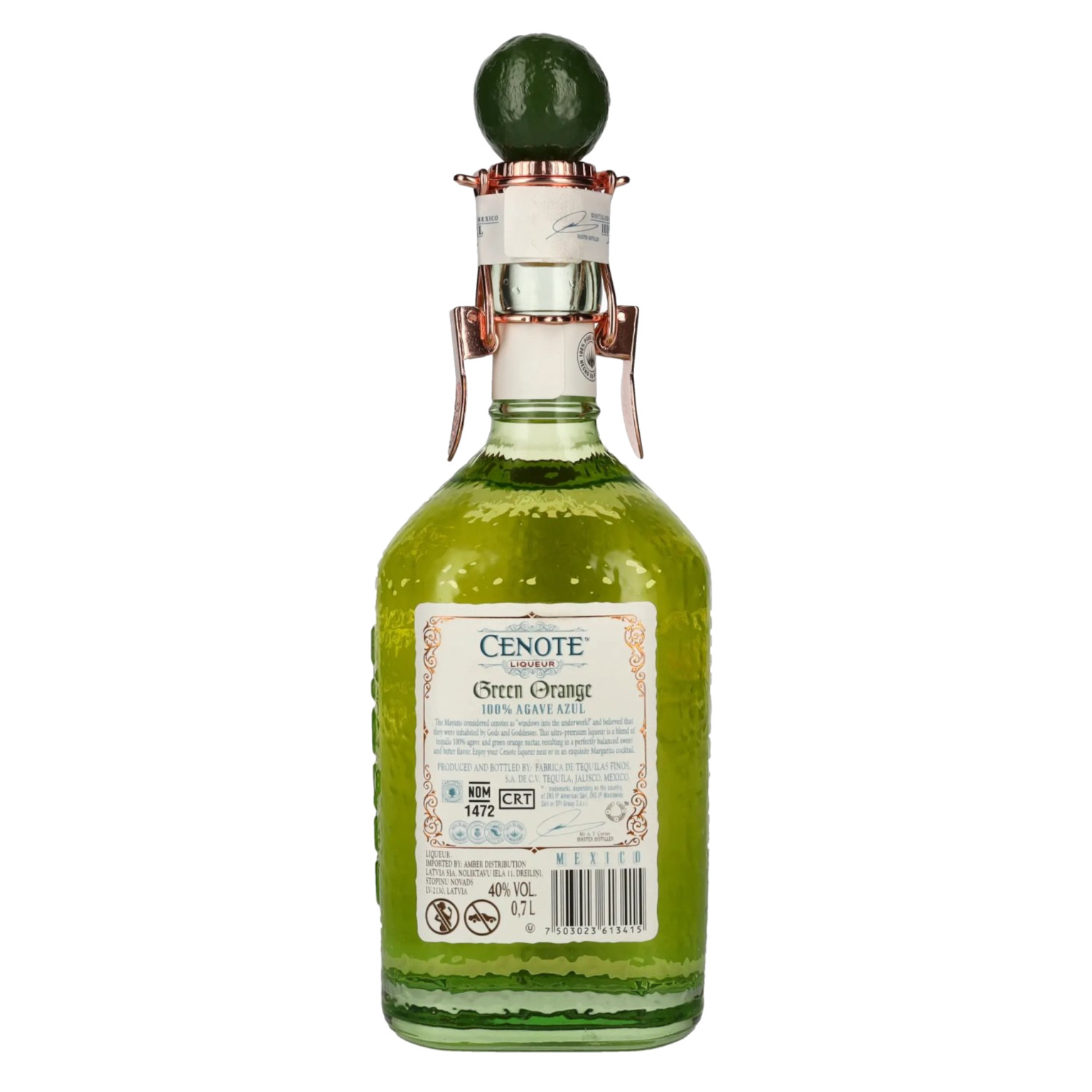 Cenote Green Orange Likör 0,7L (40% Vol.)