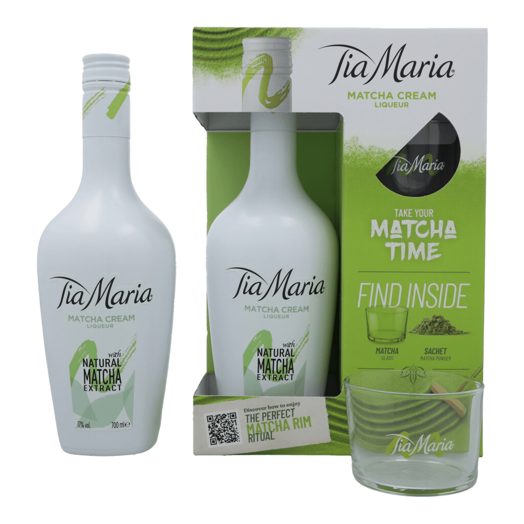 Tia Maria Matcha + glasss 0.7L (17% Vol.)