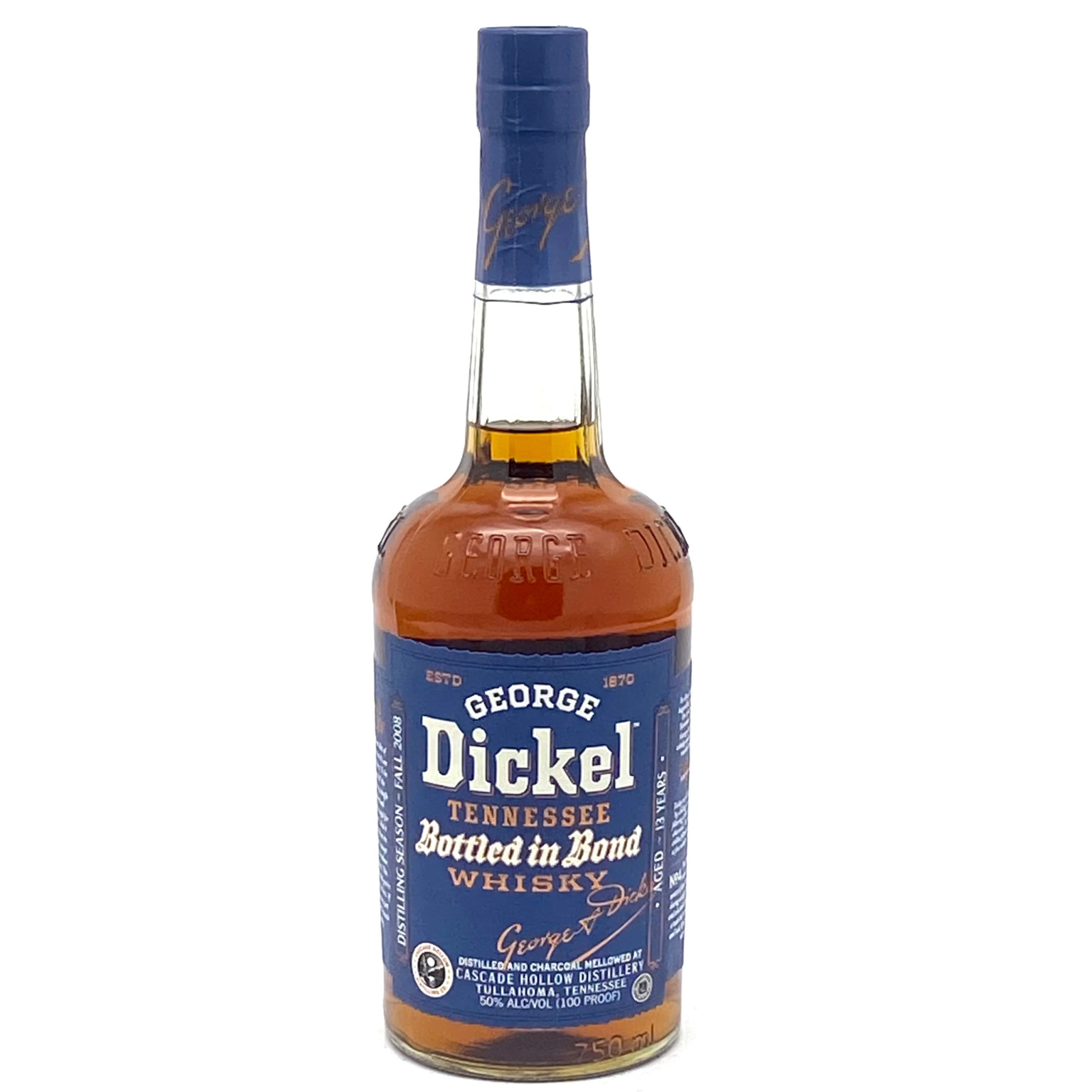 George Dickel 13 YO Bottled-in-Bond Tennessee Whisky 0,7L (50% Vol.)