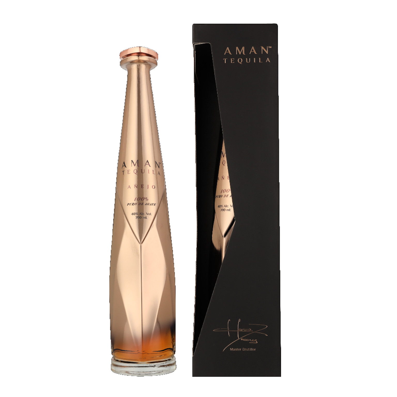 Aman Tequila Anejo El Profesor + GP 0.7L (40% Vol.)