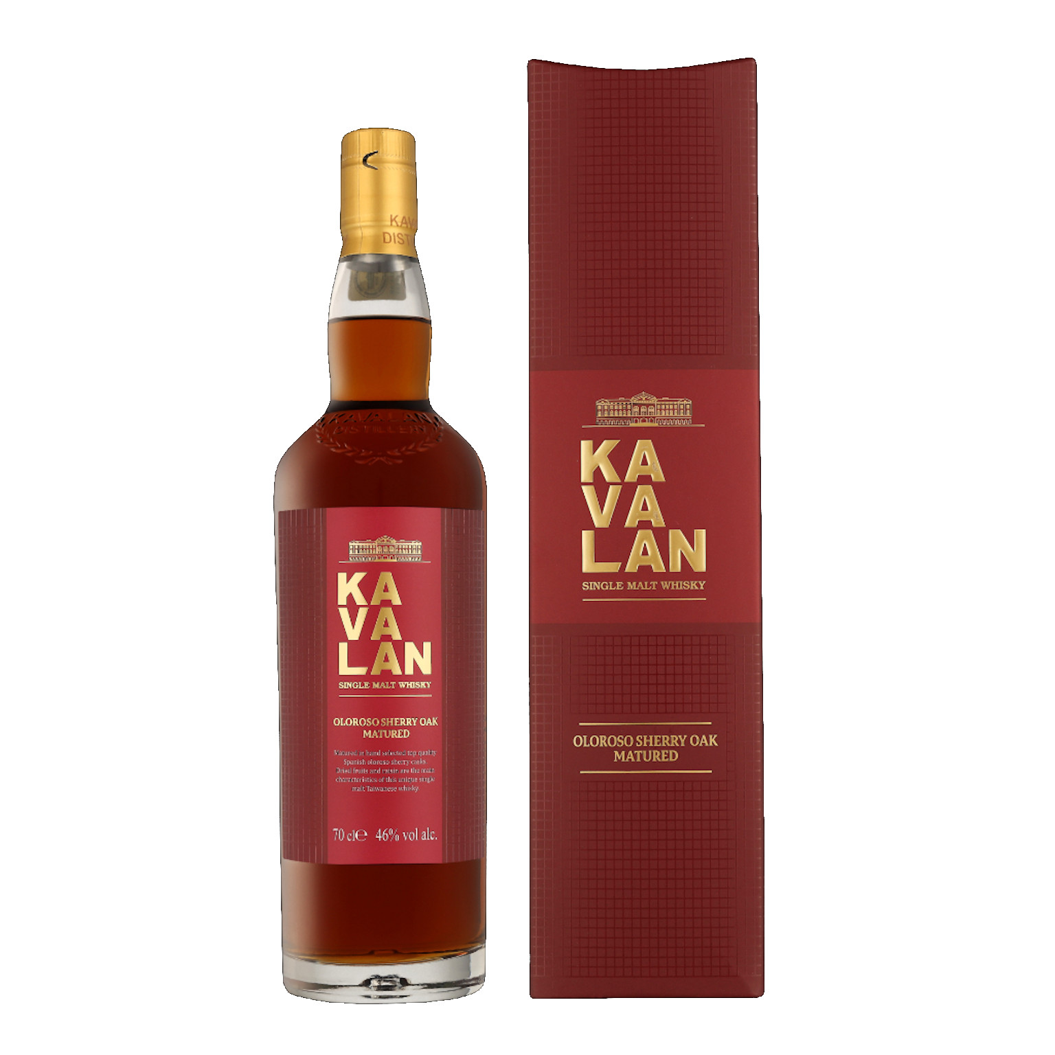 Kavalan Oloroso Sherry Oak + GP 0.7L (46% Vol.)