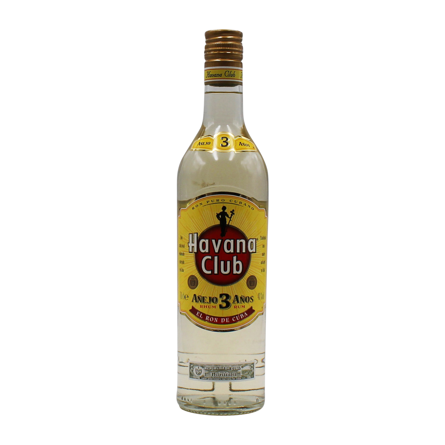 Havana Club Añejo 3 Años (3 Jahre) 0,7L (40% Vol.)