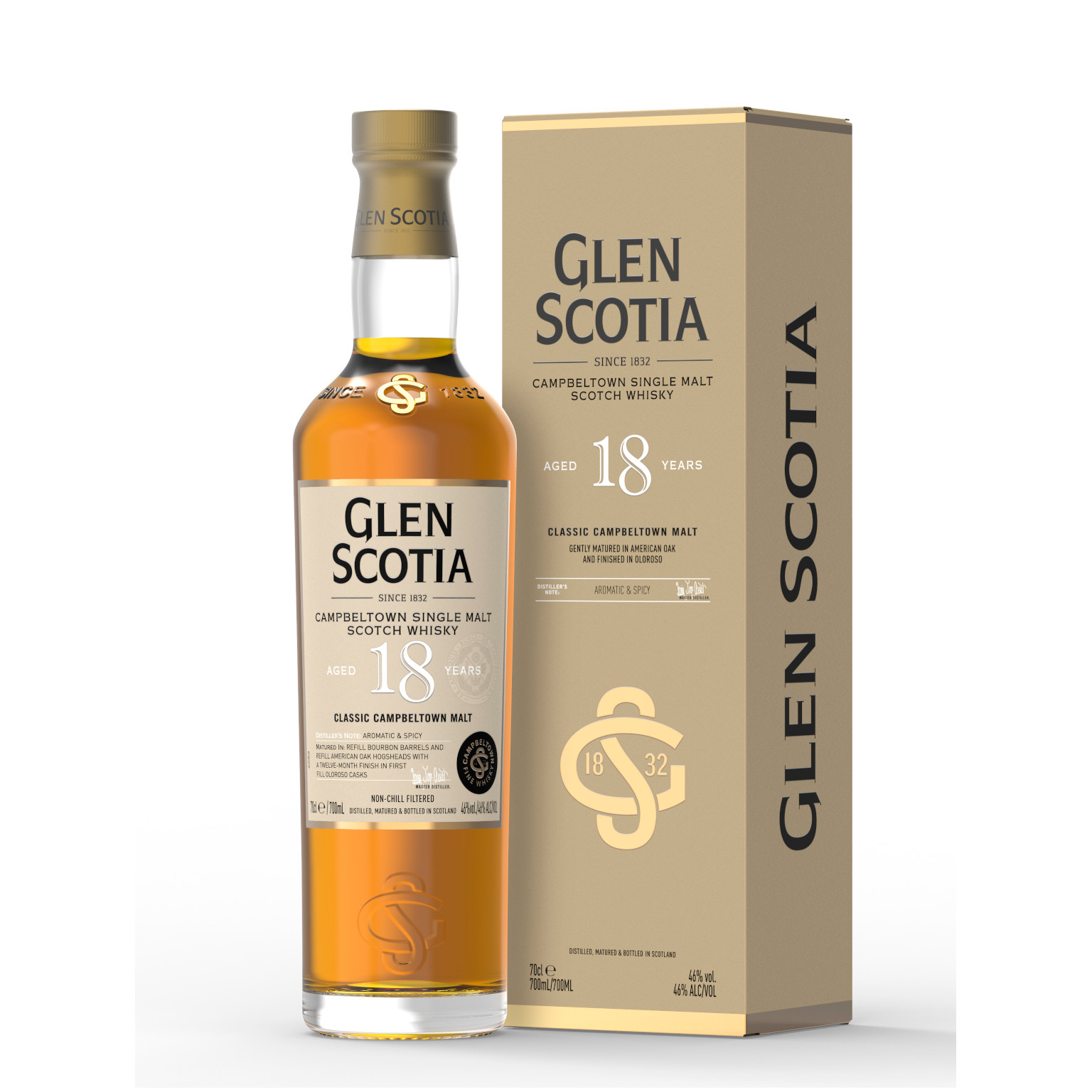 Glen Scotia 18 Jahre 0,7L (46% Vol.)