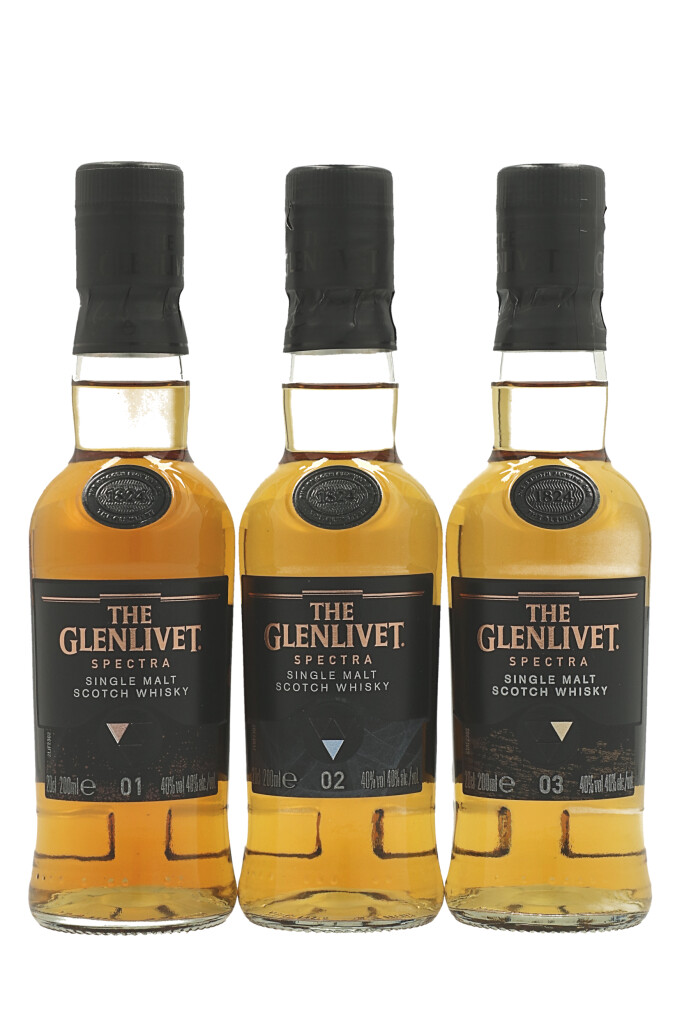 The Glenlivet Spectra (3x20CL Bottles) + GB 0.6L (40% Vol.)
