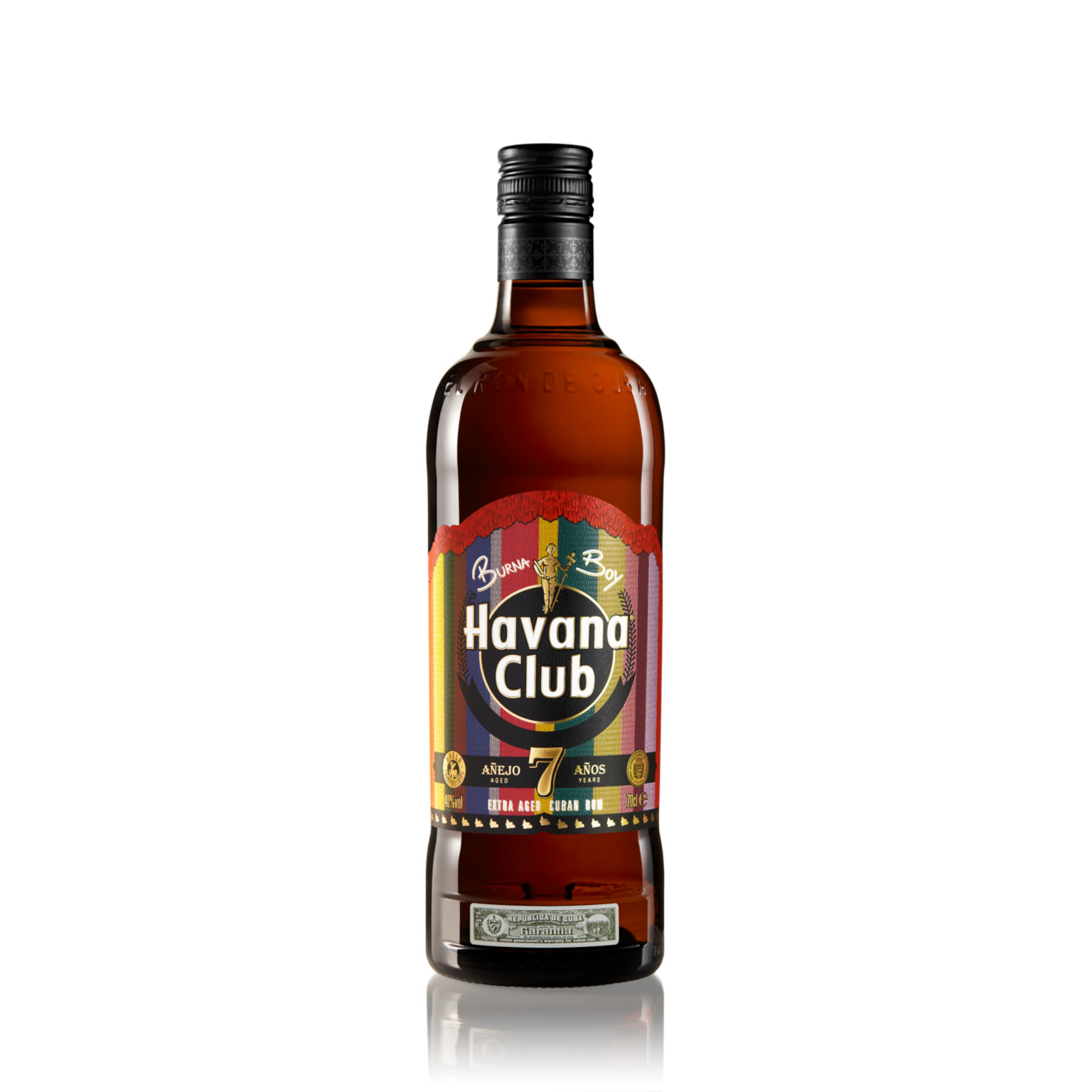 Havana Club Añejo 7 Años Burna Boy 0,7L (40% Vol.)