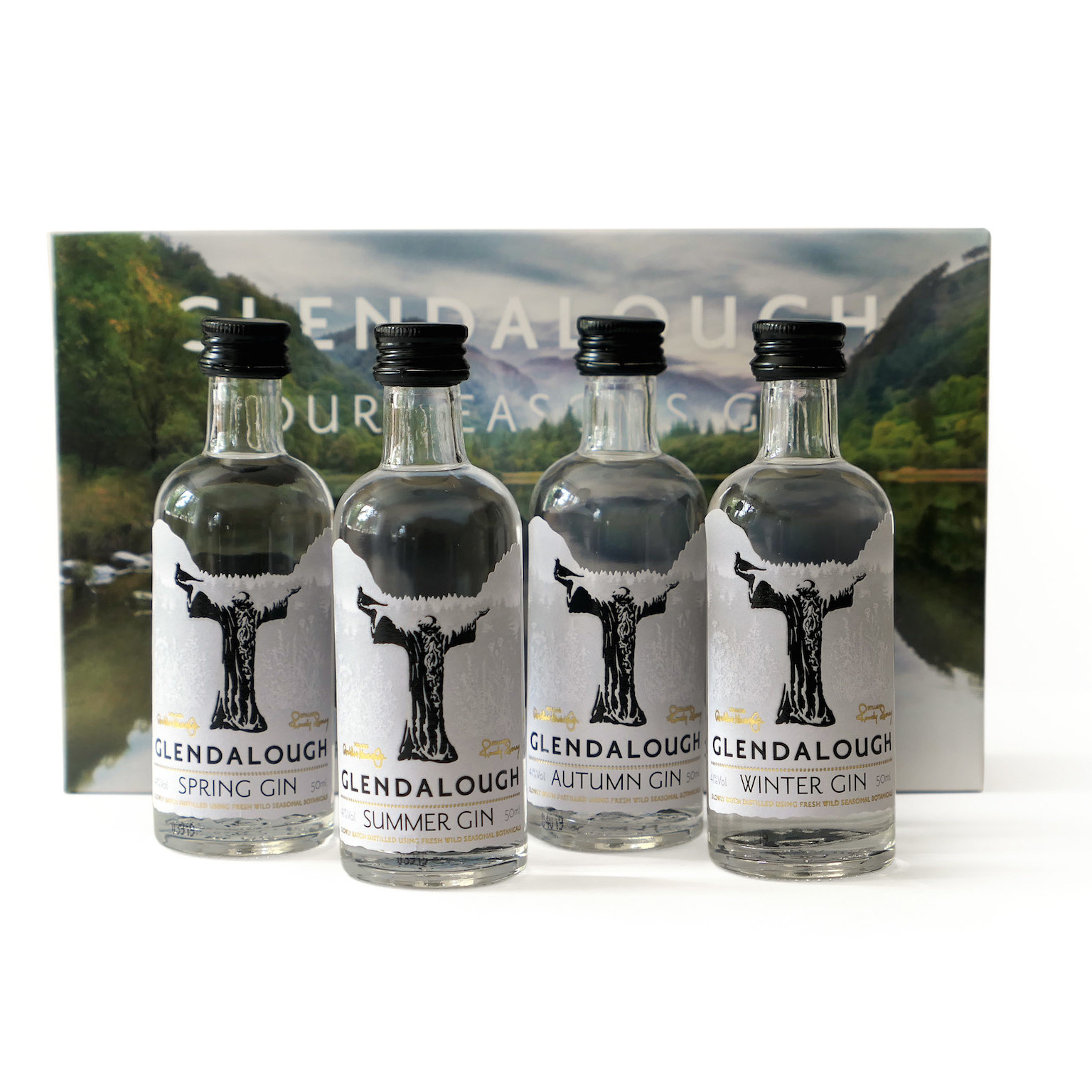 Glendalough Seasonal Gin Set 4x 0,05L (41% Vol.)