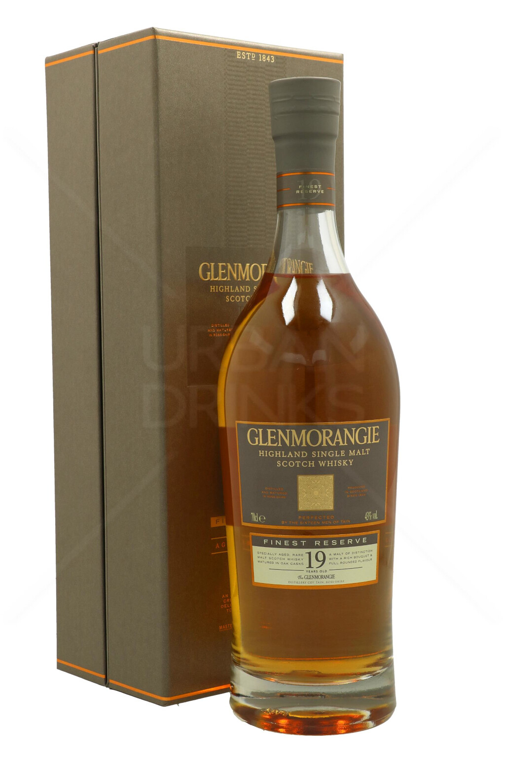 Glenmorangie 19 Years Scotch Malt Whisky 0,7L (43% Vol.)