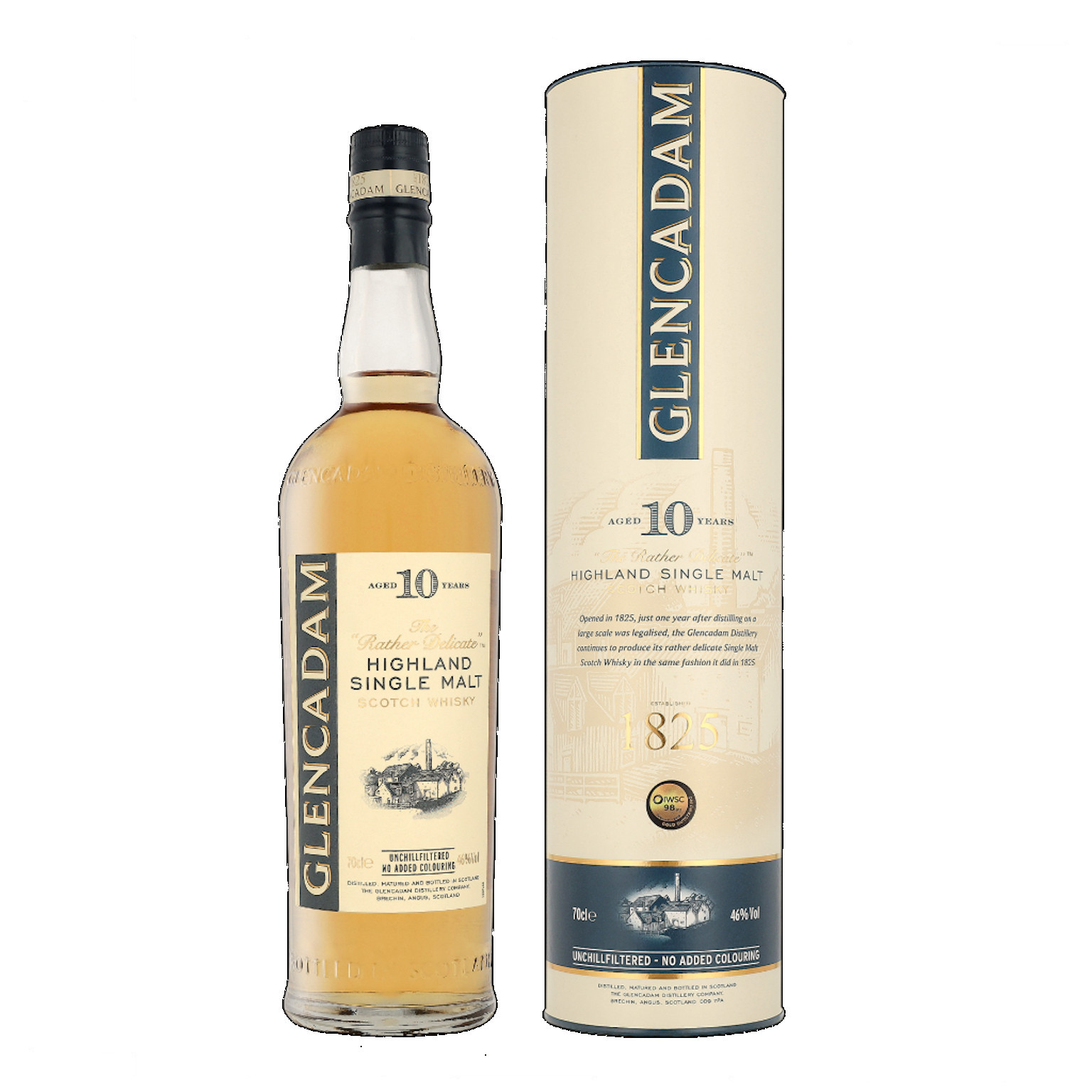 Glencadam 10 Years + GP 0.7L (46% Vol.)